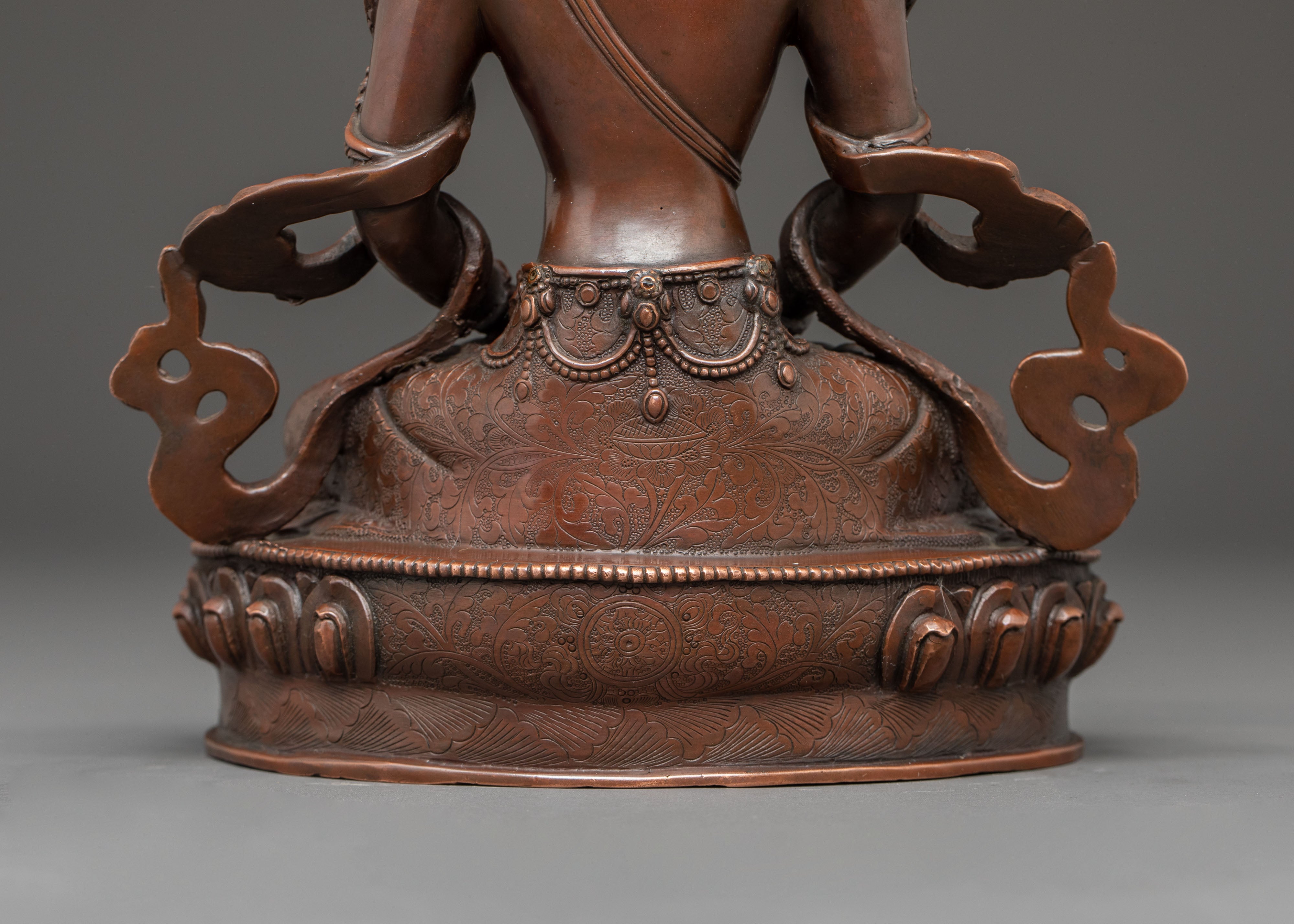 Handmade Boundless Life Amitayus Statue | Buddha of Longevity