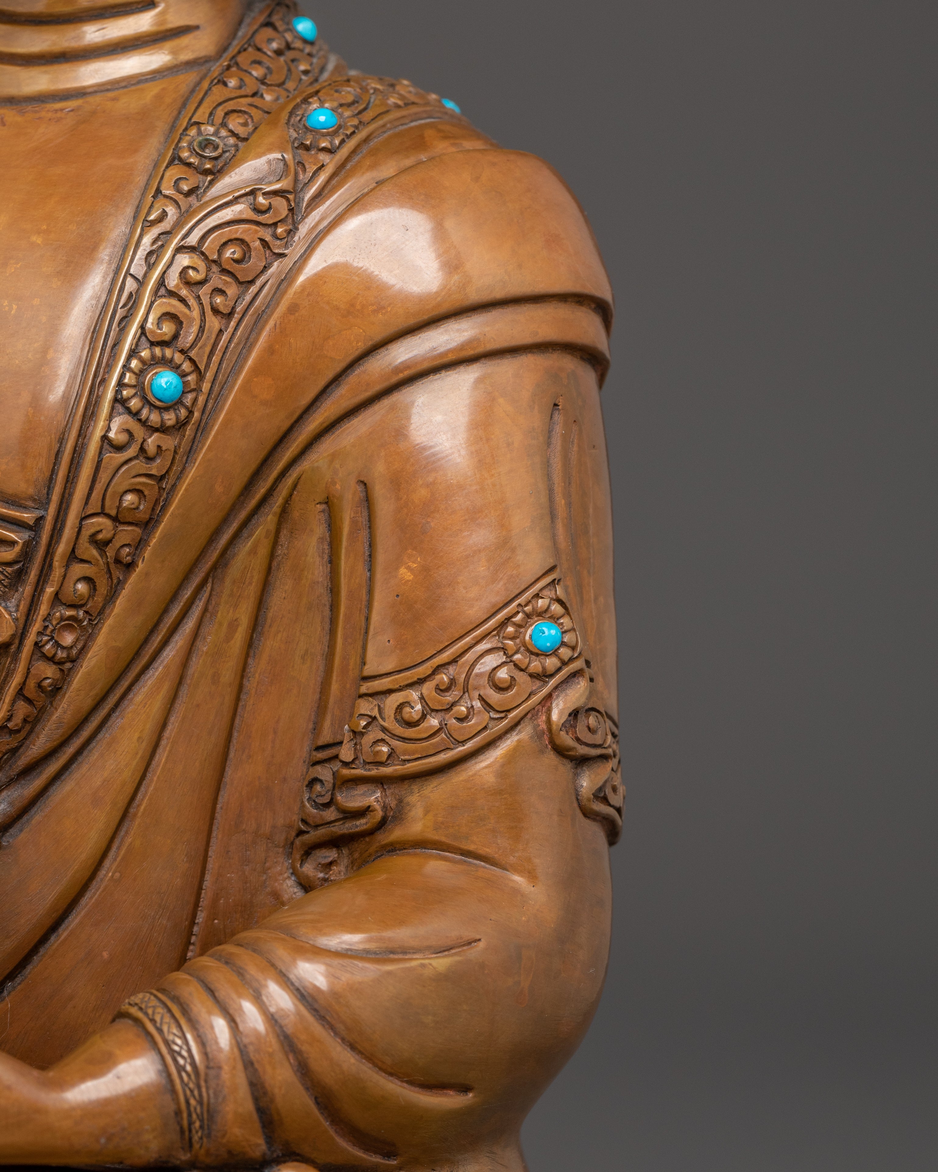 Handmade Statue of Amitabha Buddha for Altar Decor