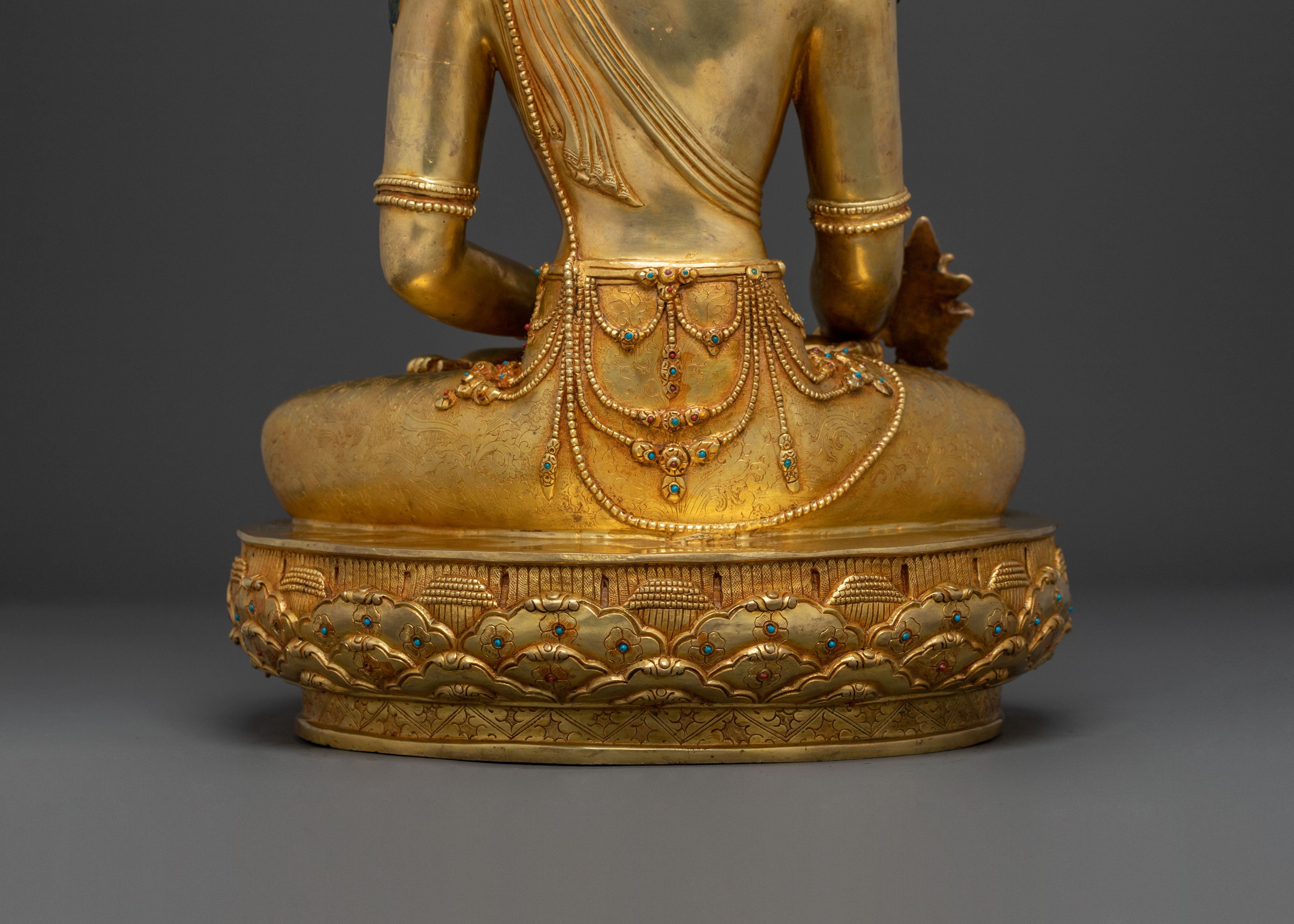 Crown Medicine Buddha Blessing Statue | Spiritual Healer