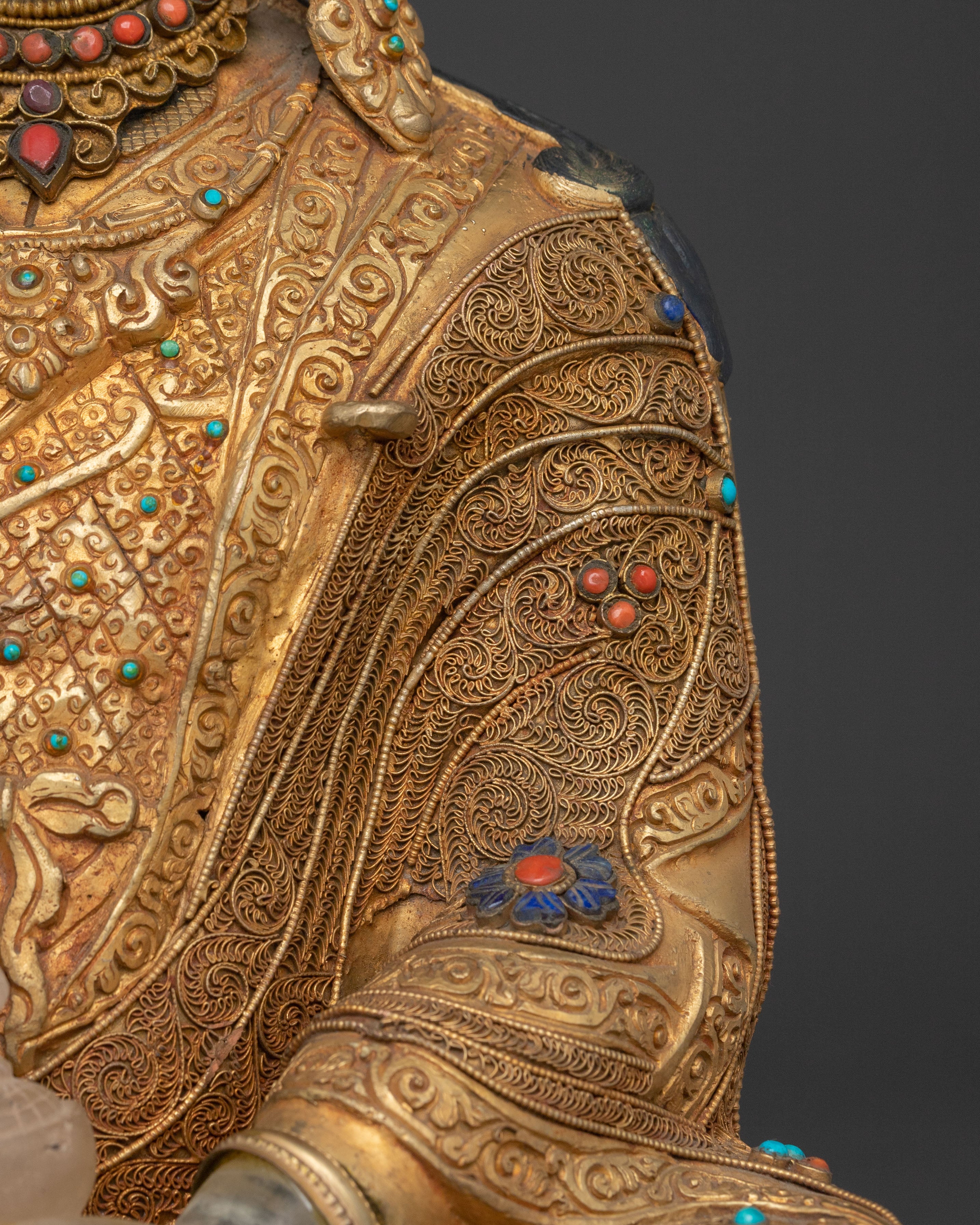 Sacred Guru Rinpoche Protection Statue