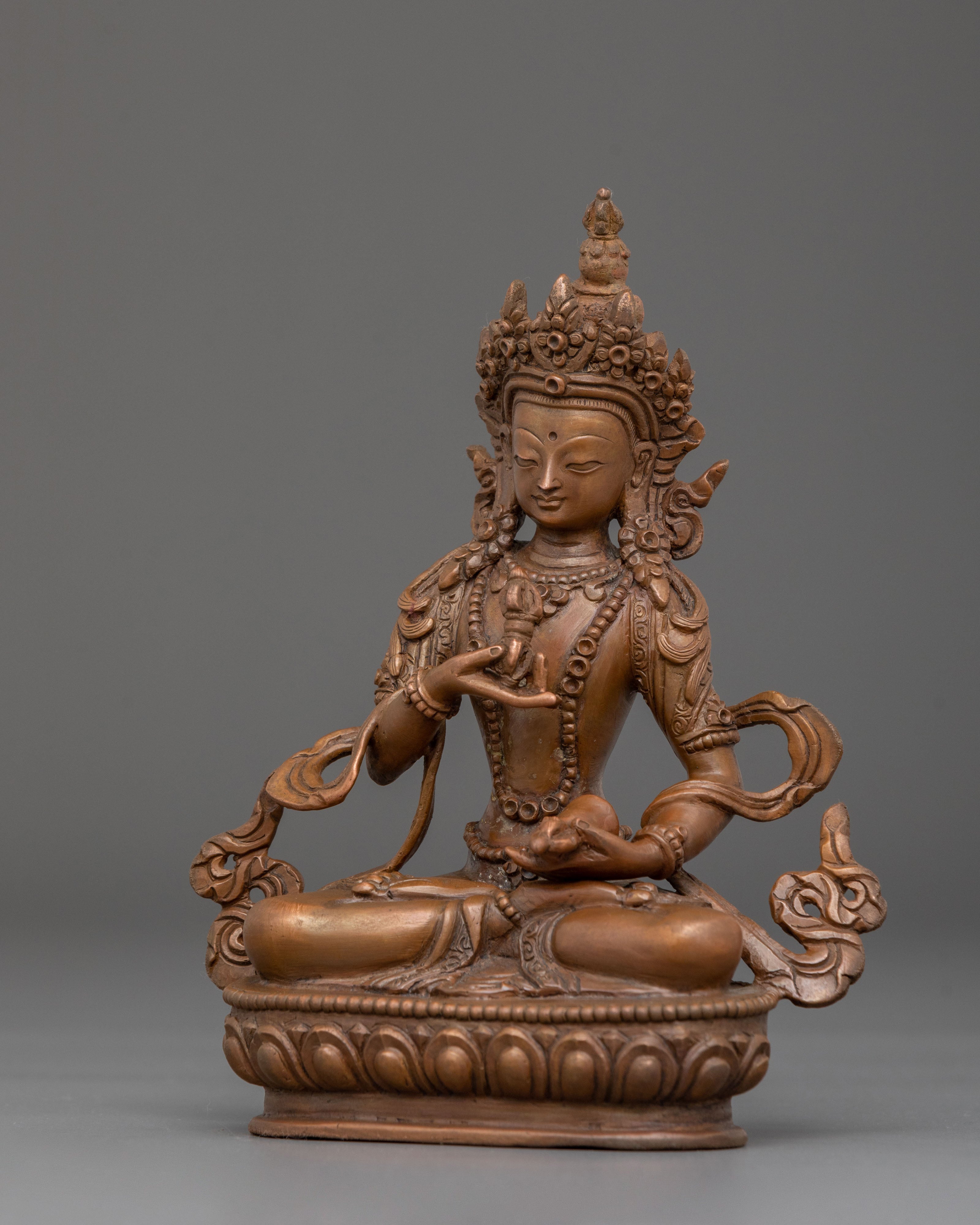 Vajrasattva Oxidized Statue | Purification Deity