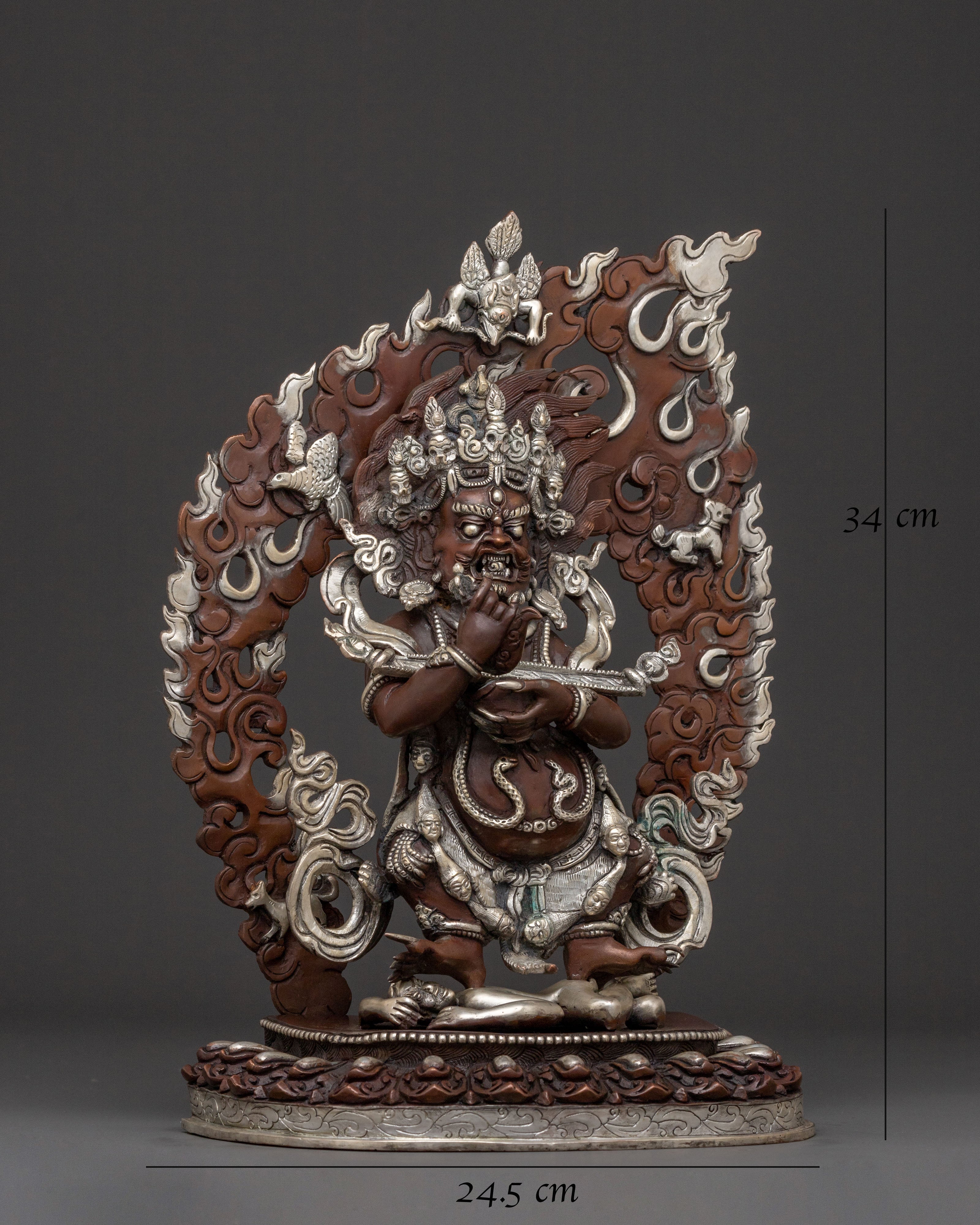 Shakya Mahakala Copper Statue | Compassionate Icon