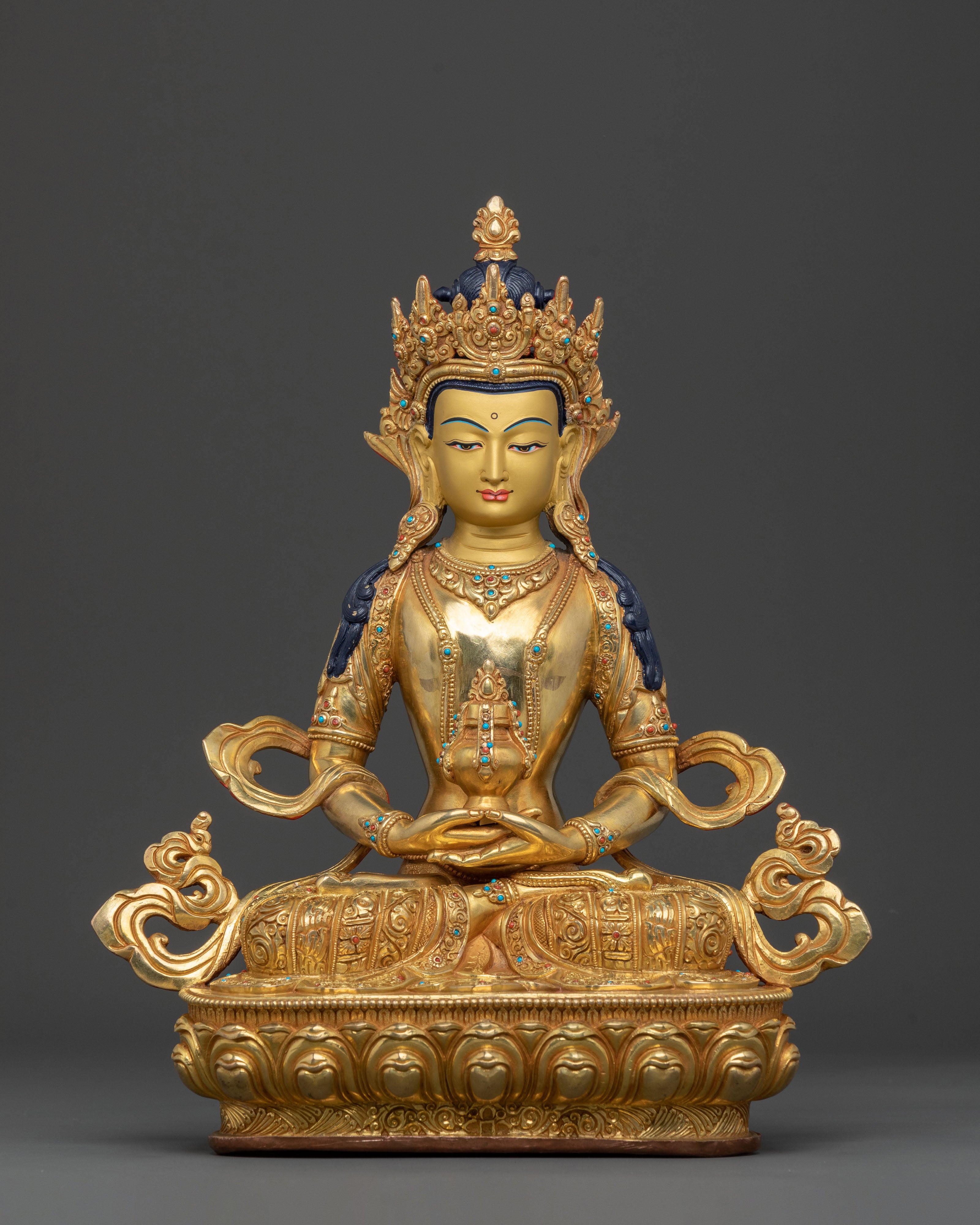 Amitayus Golden Figurine
