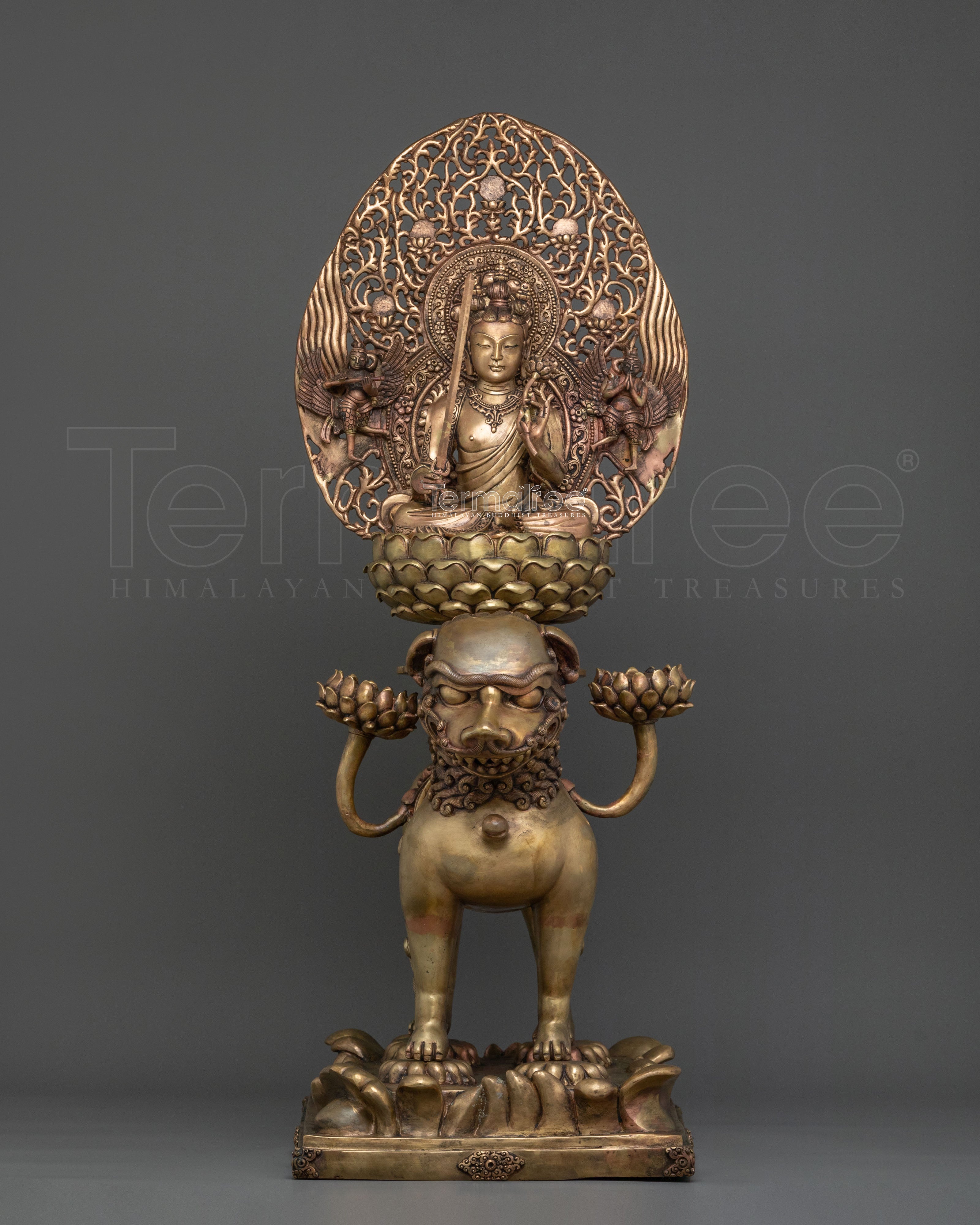 Chinese Manjushri Statue
