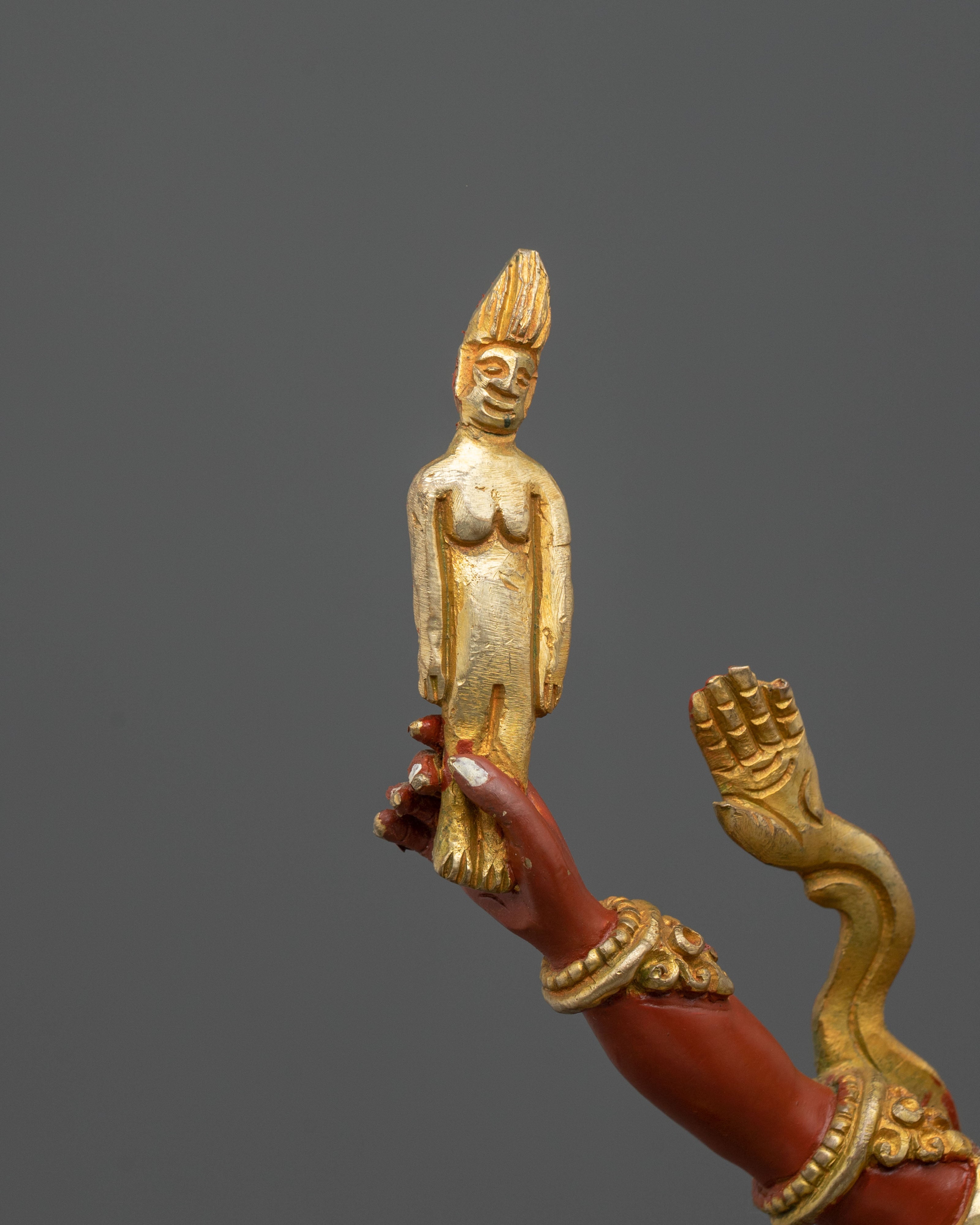 Ekajati Statue: Tibetan Buddhist Protector Sculpture
