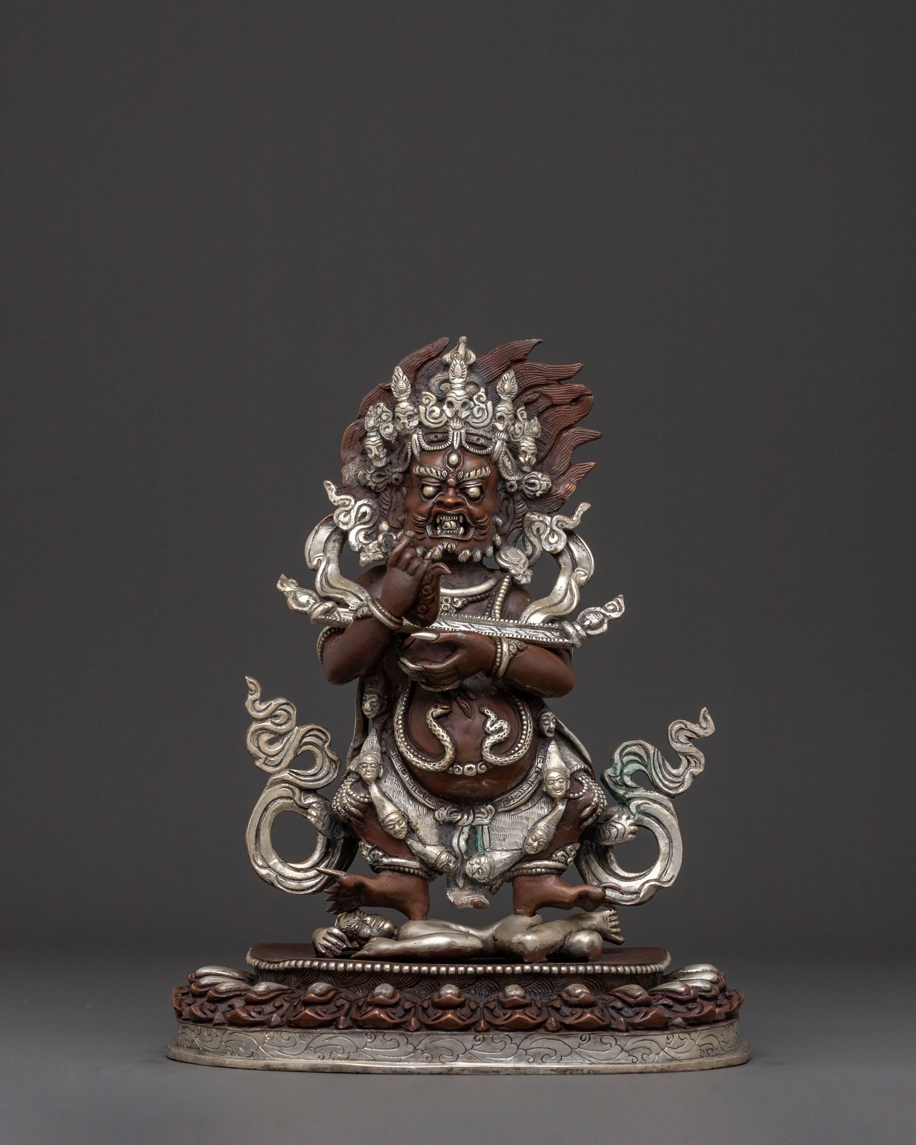 Shakya Mahakala Copper Statue | Compassionate Icon