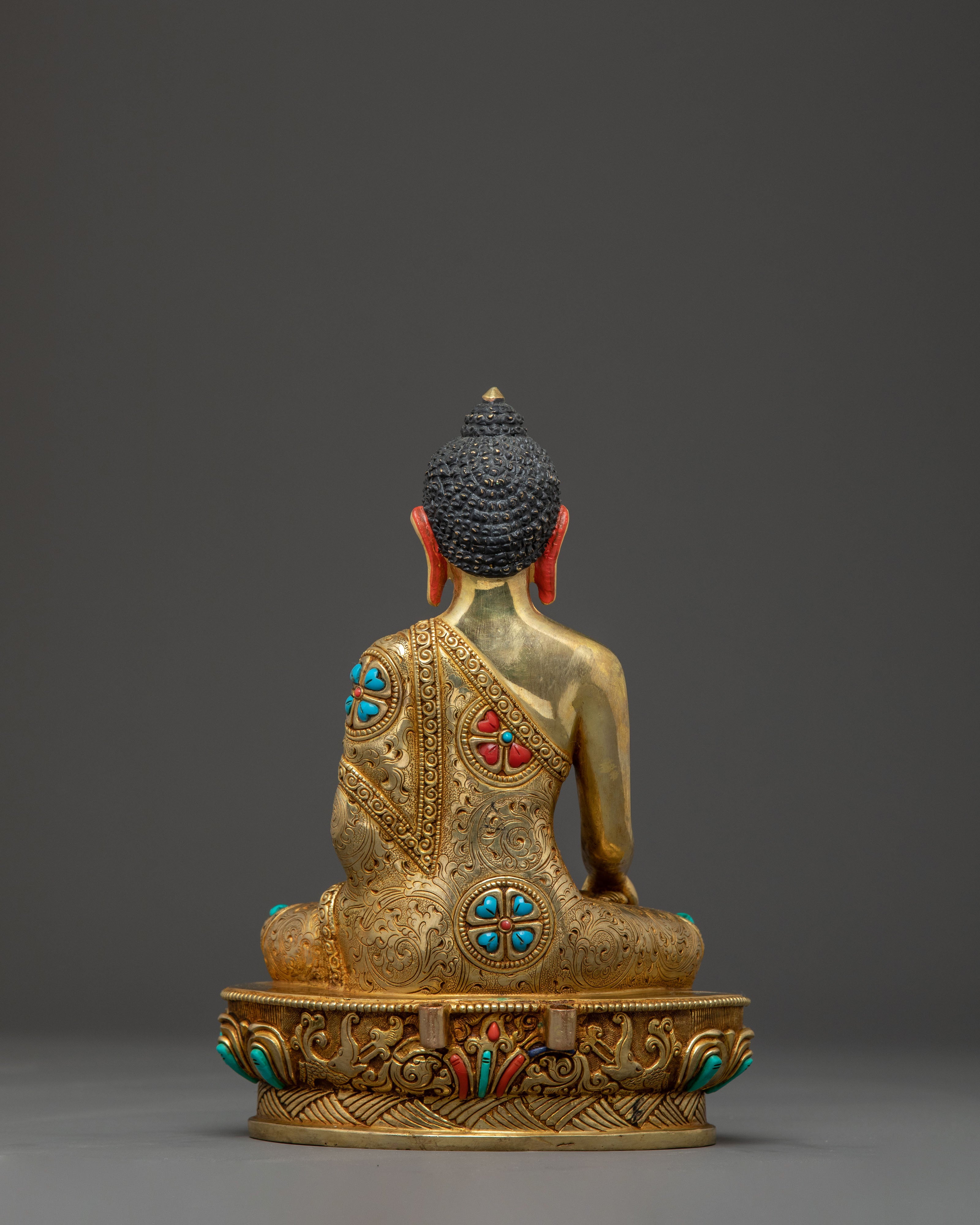 Shakyamuni Buddha Handmade Golden Statue | Historical Buddha