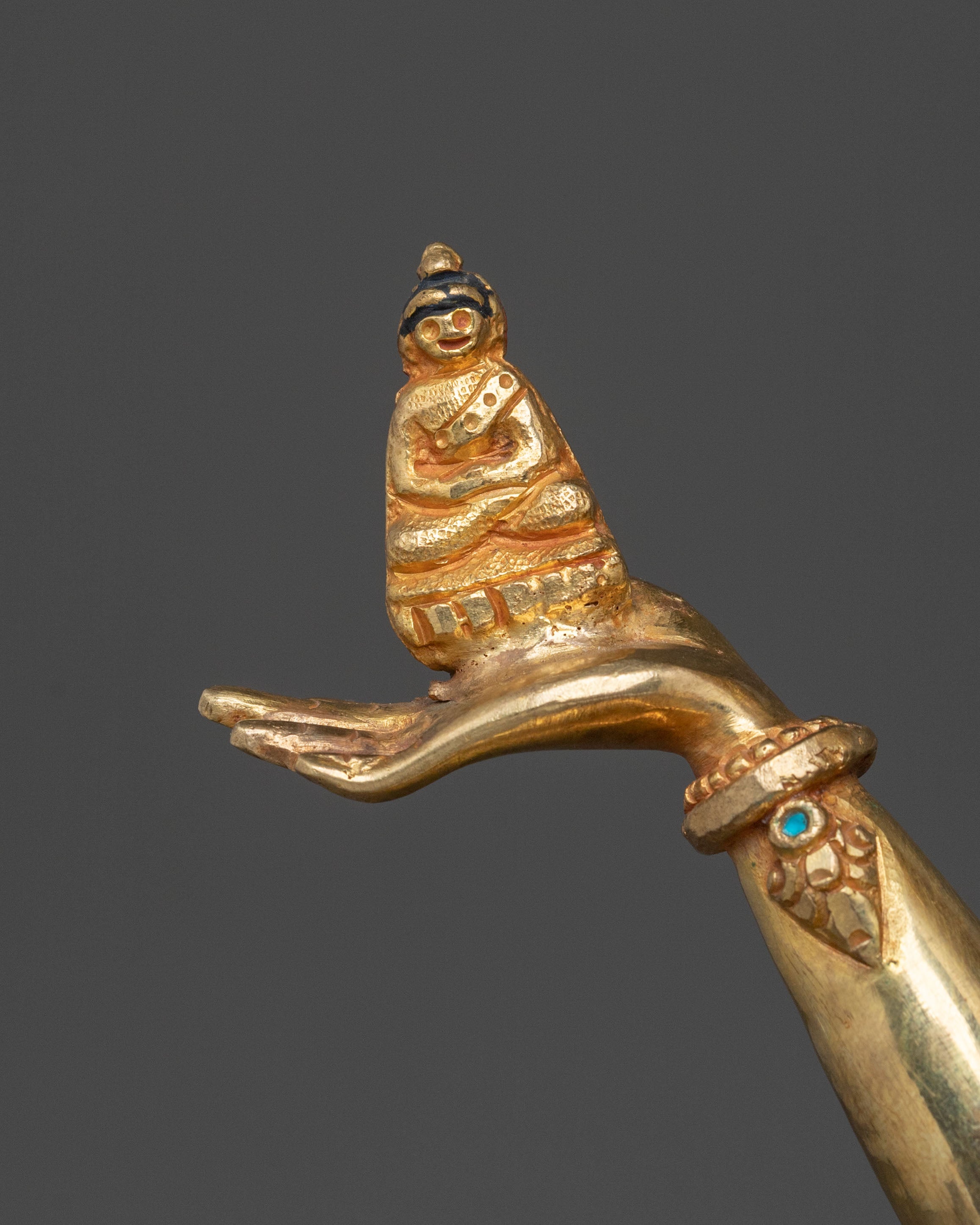 Dakini Namgyalma Statue | 24K Gold Gilded Figurine