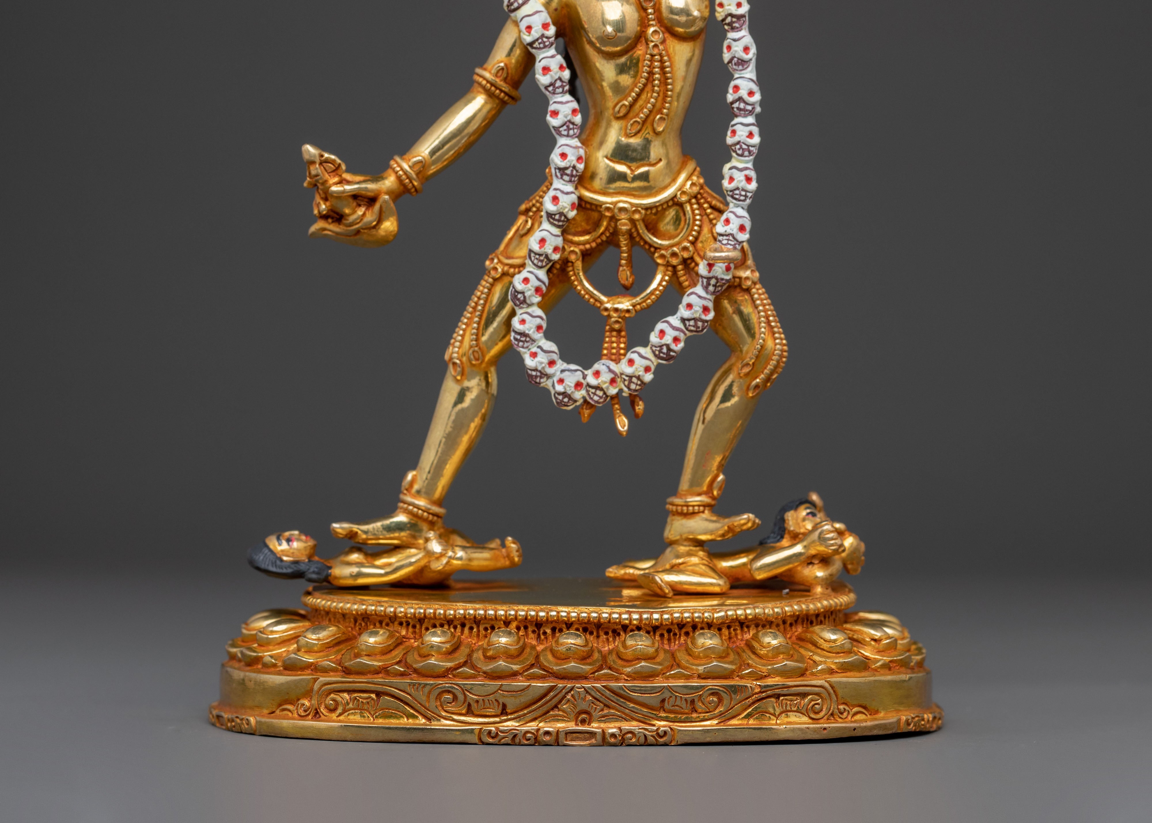 Vajrayogini Golden Statue – Handcrafted Radiance