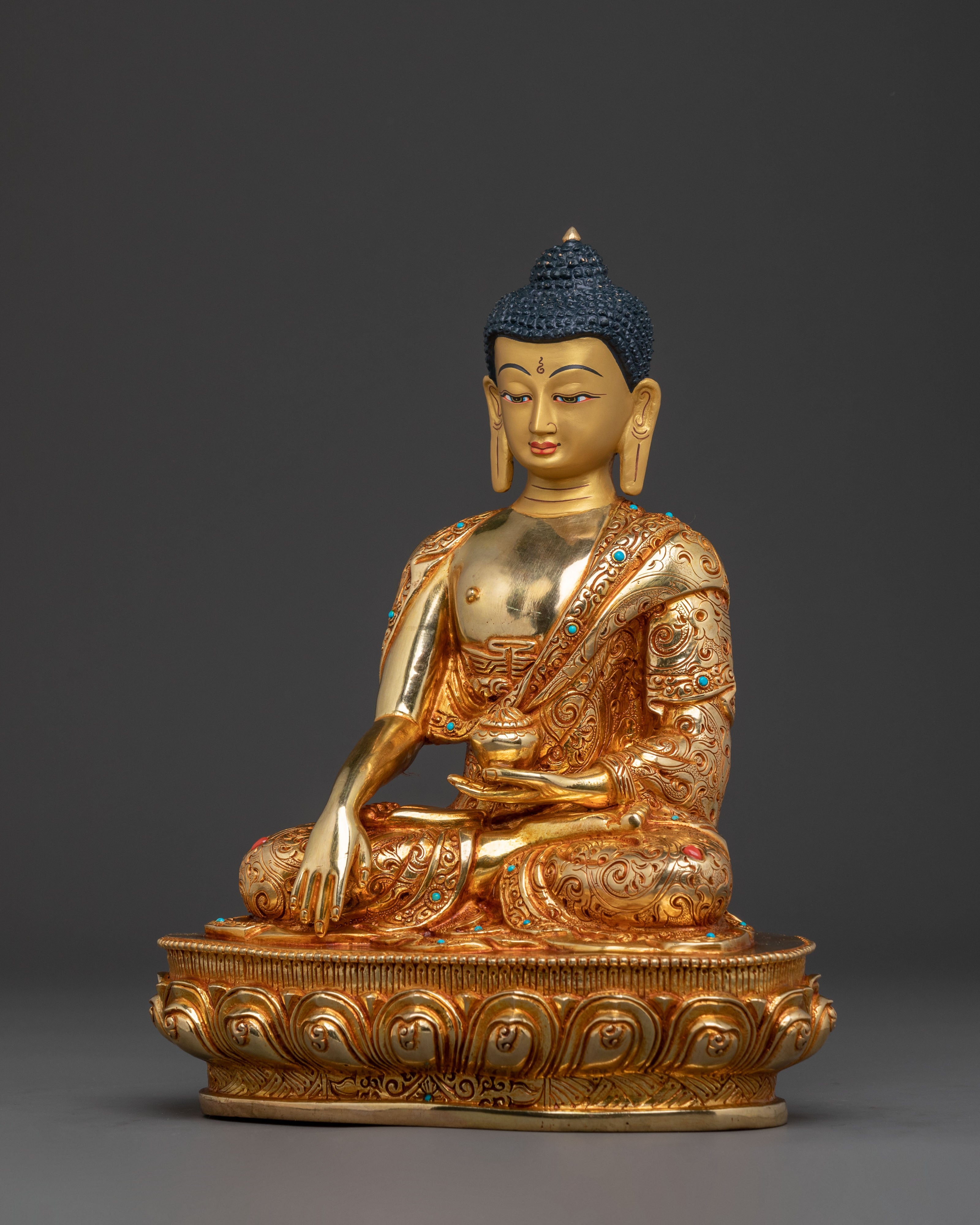 Shakyamuni Buddha Handcrafted Copper Statue