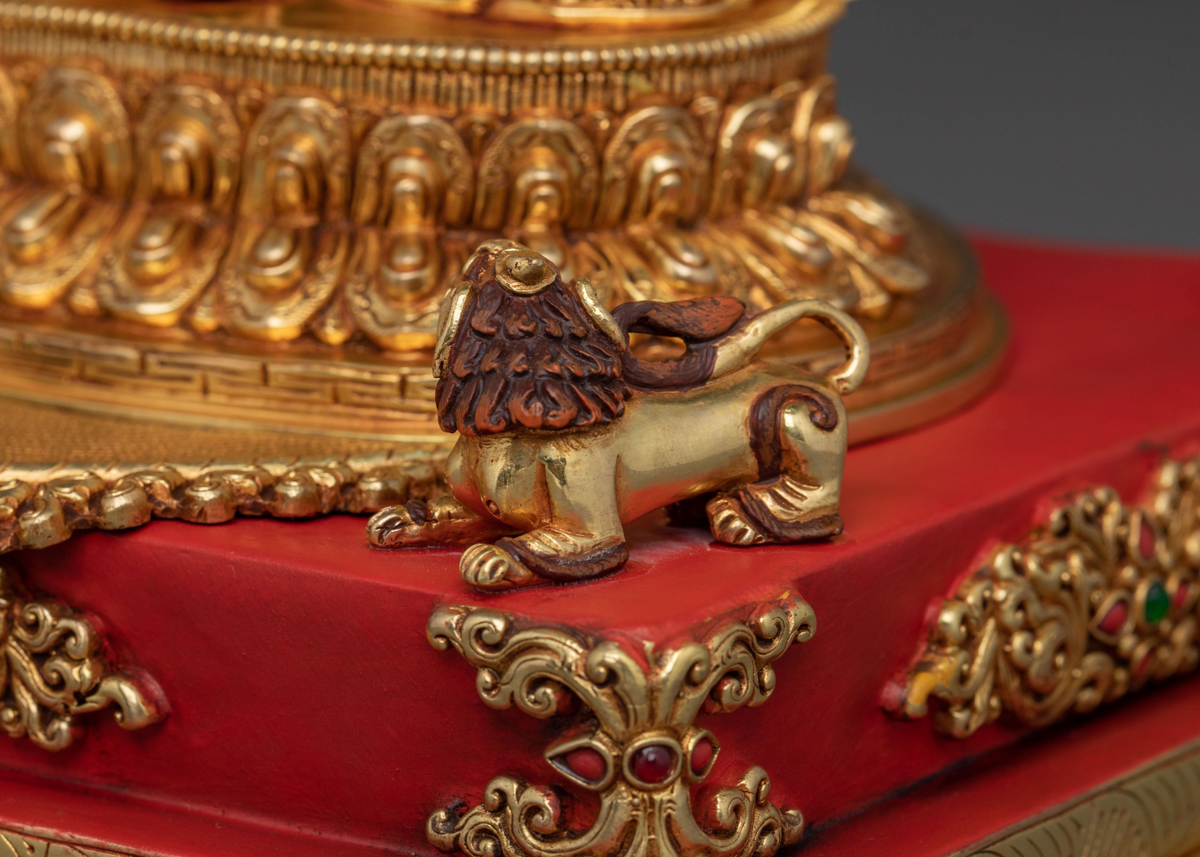 Handcrafted Kshitigarbha Buddhist Statue | Home Decor