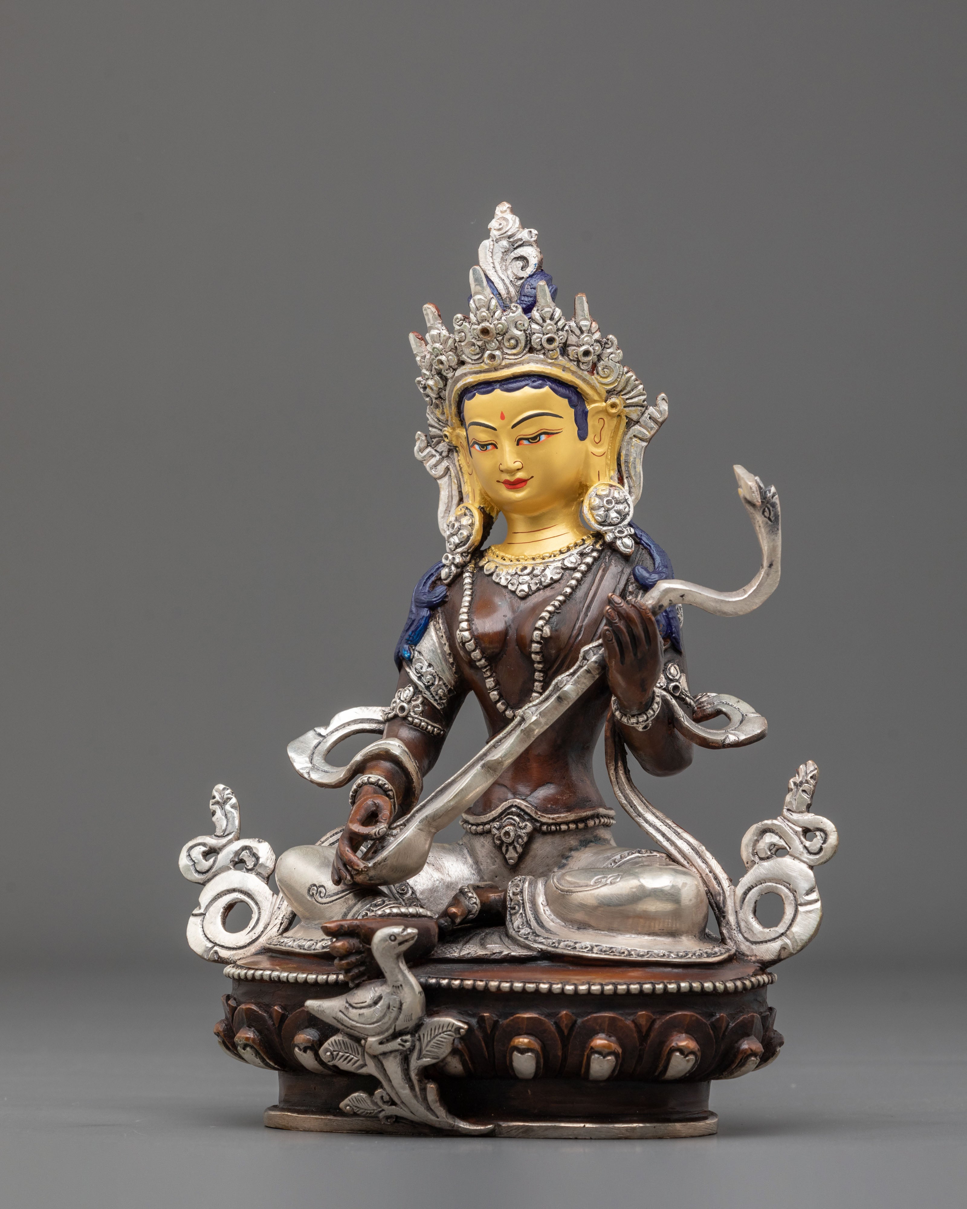 Devi Saraswati Sculpture | Handcrafted Wisdom