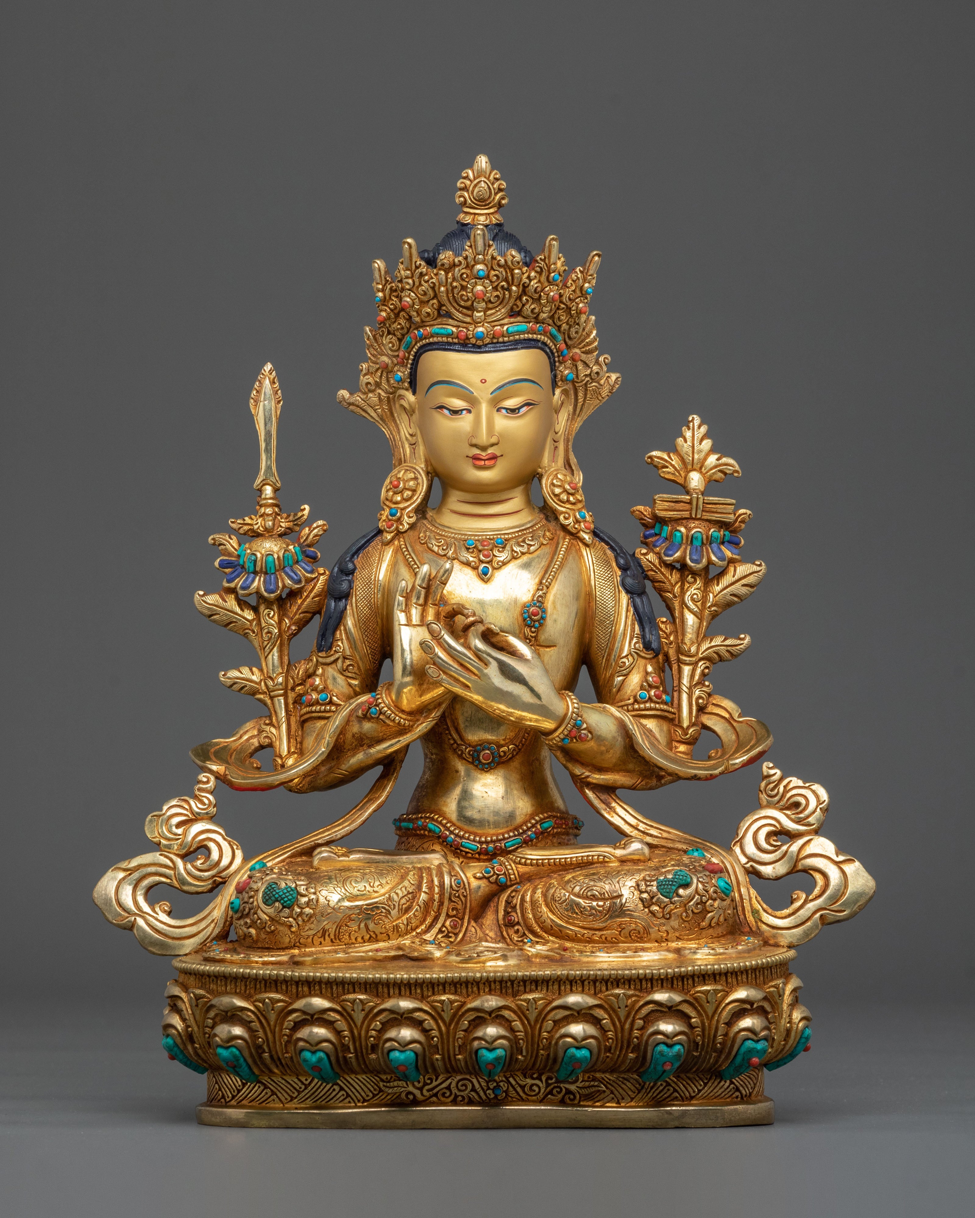 Tikshna Manjushri Wisdom Figurine | Home Decor