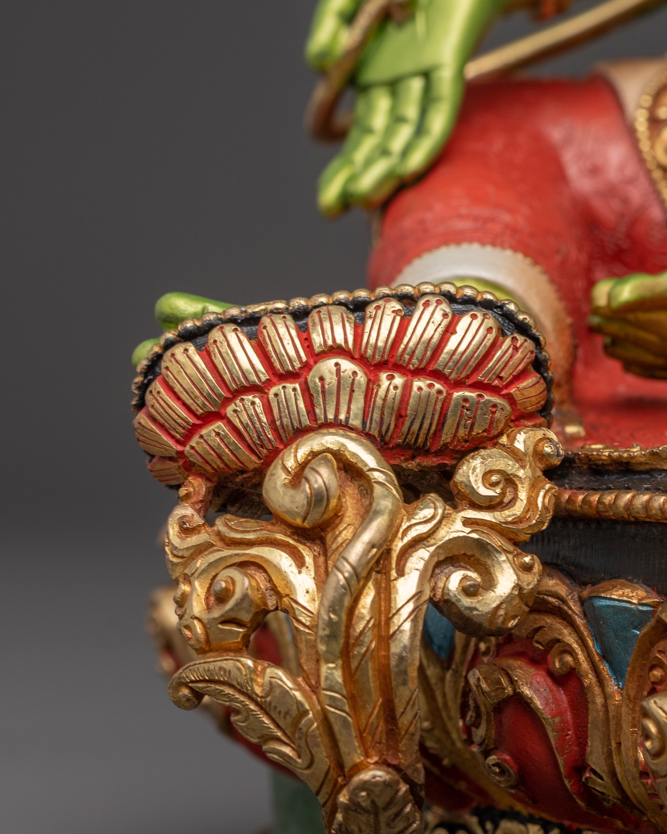 Sacred Statue of Mother Green Tara | Compassionate Protector