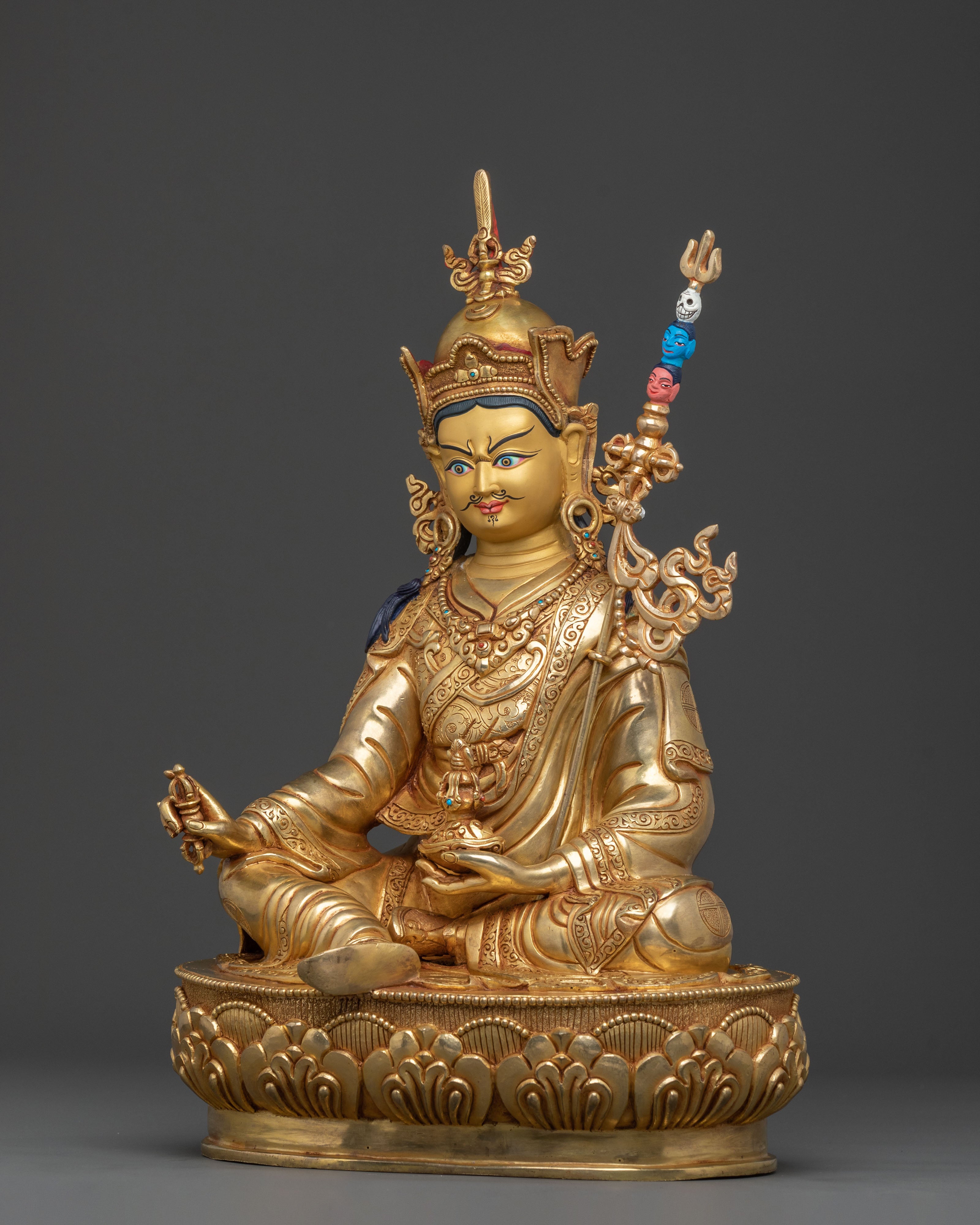 Guru Rinpoche Statue | Handcrafted Buddhist Master