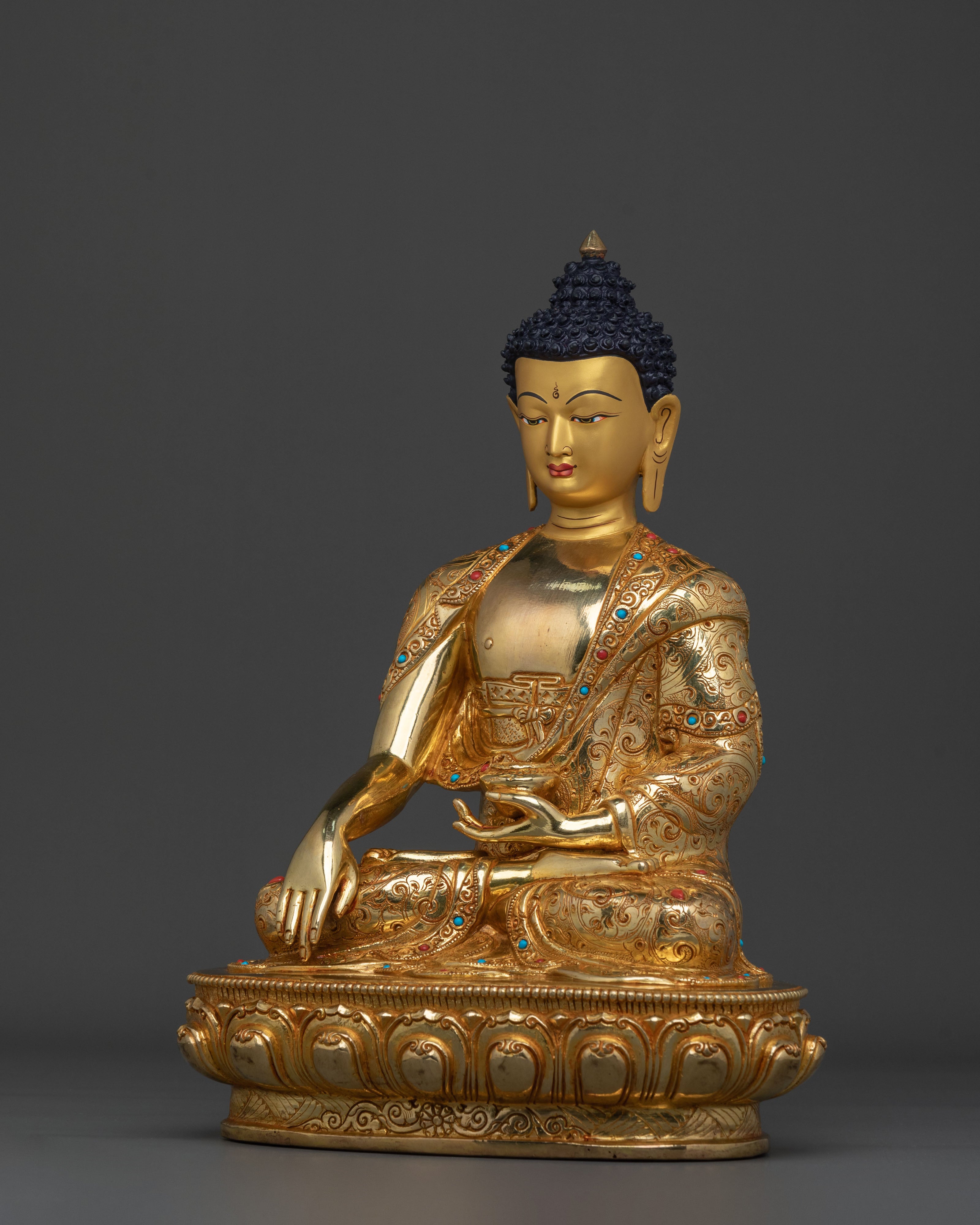 Shakyamuni Buddha Sculpture | Sacred Buddhist Figurine