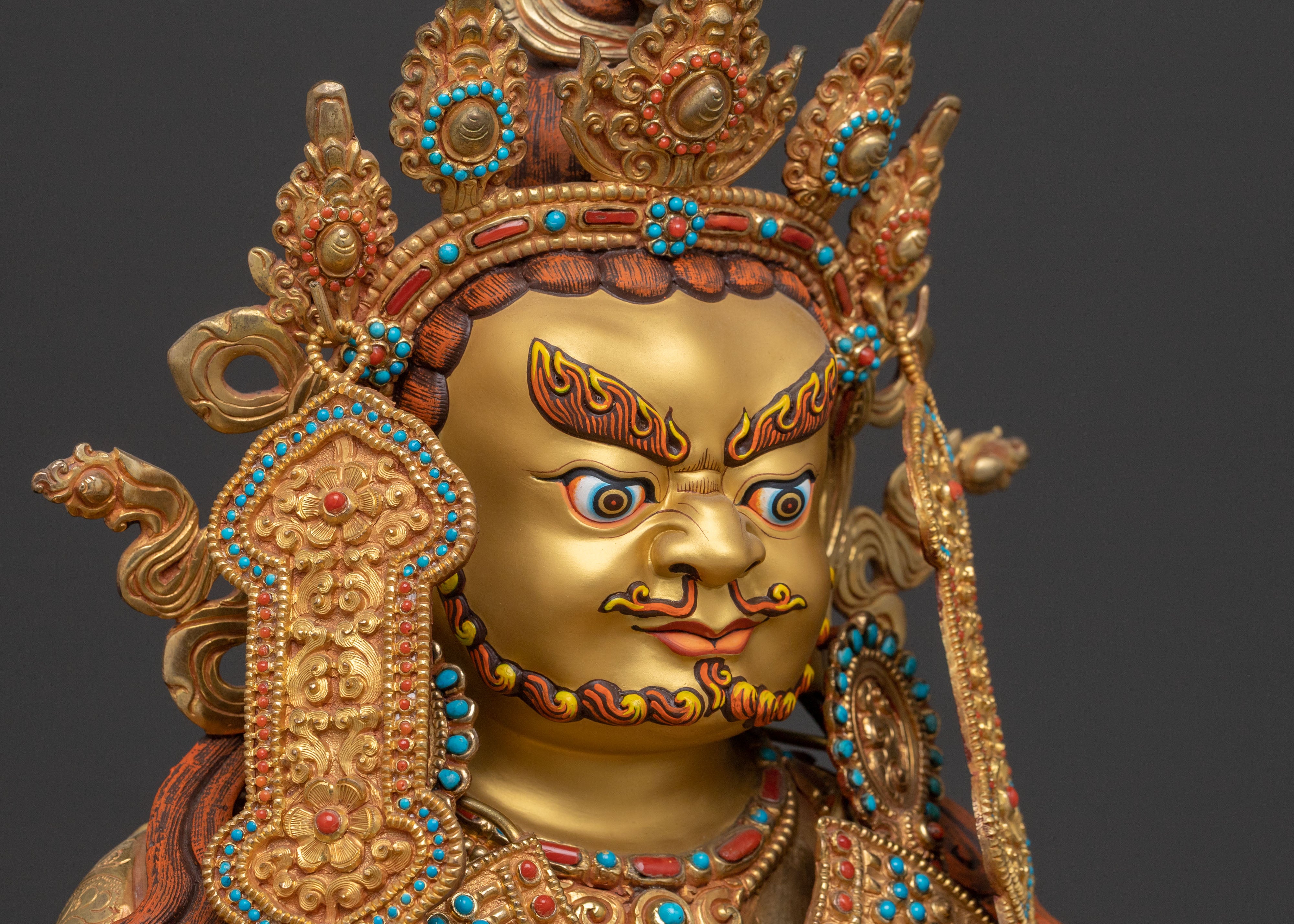 Zambhala Golden Statue | Guardian of Abundance