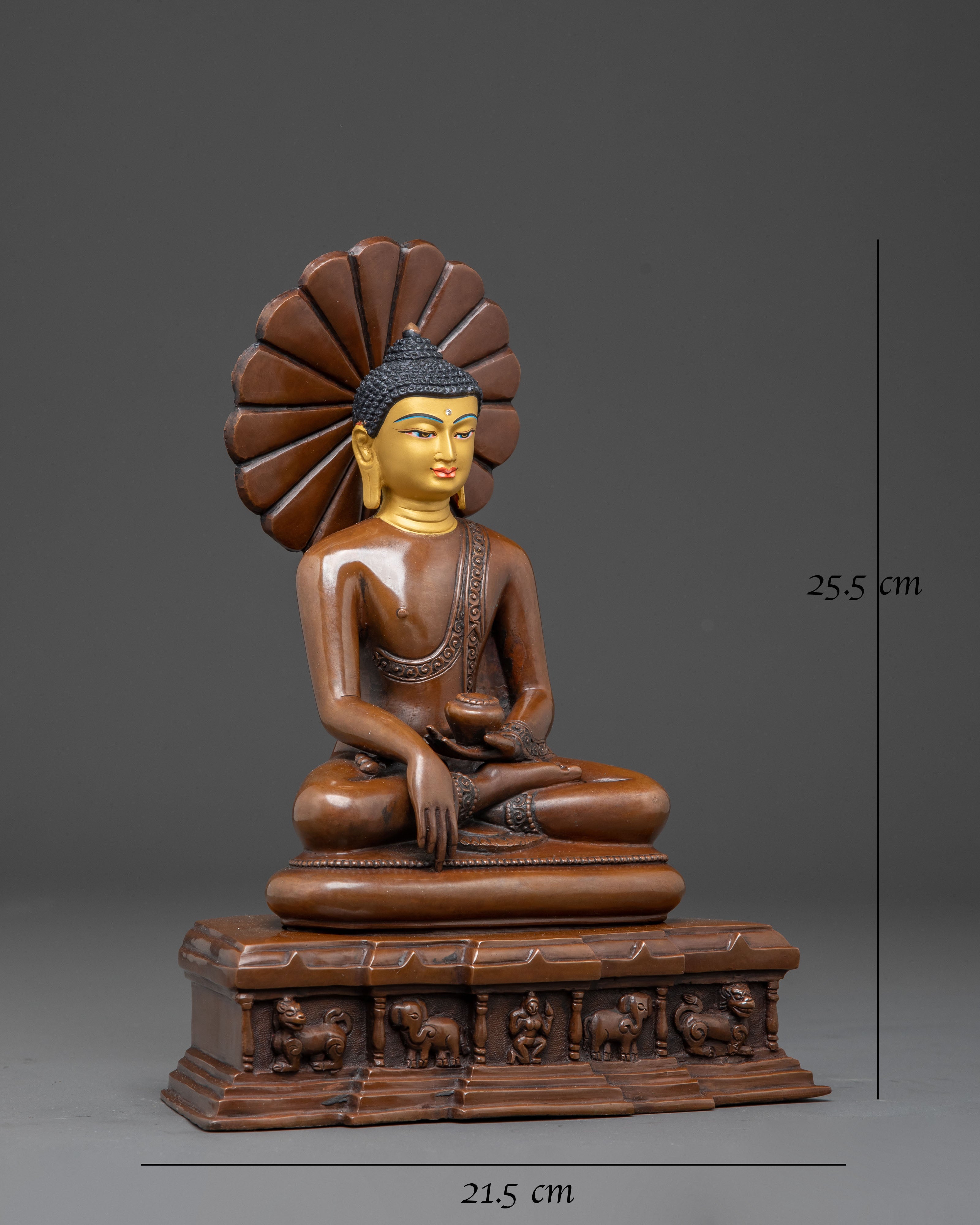 Sacred Copper Statue of Gautama Buddha | Historical Buddha