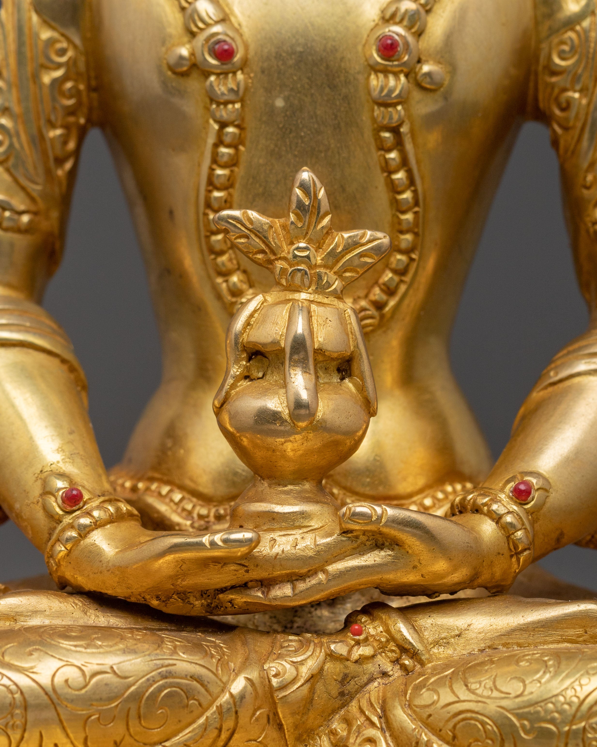 Amitayus Meditation Decor Statue: Buddha of Longevity