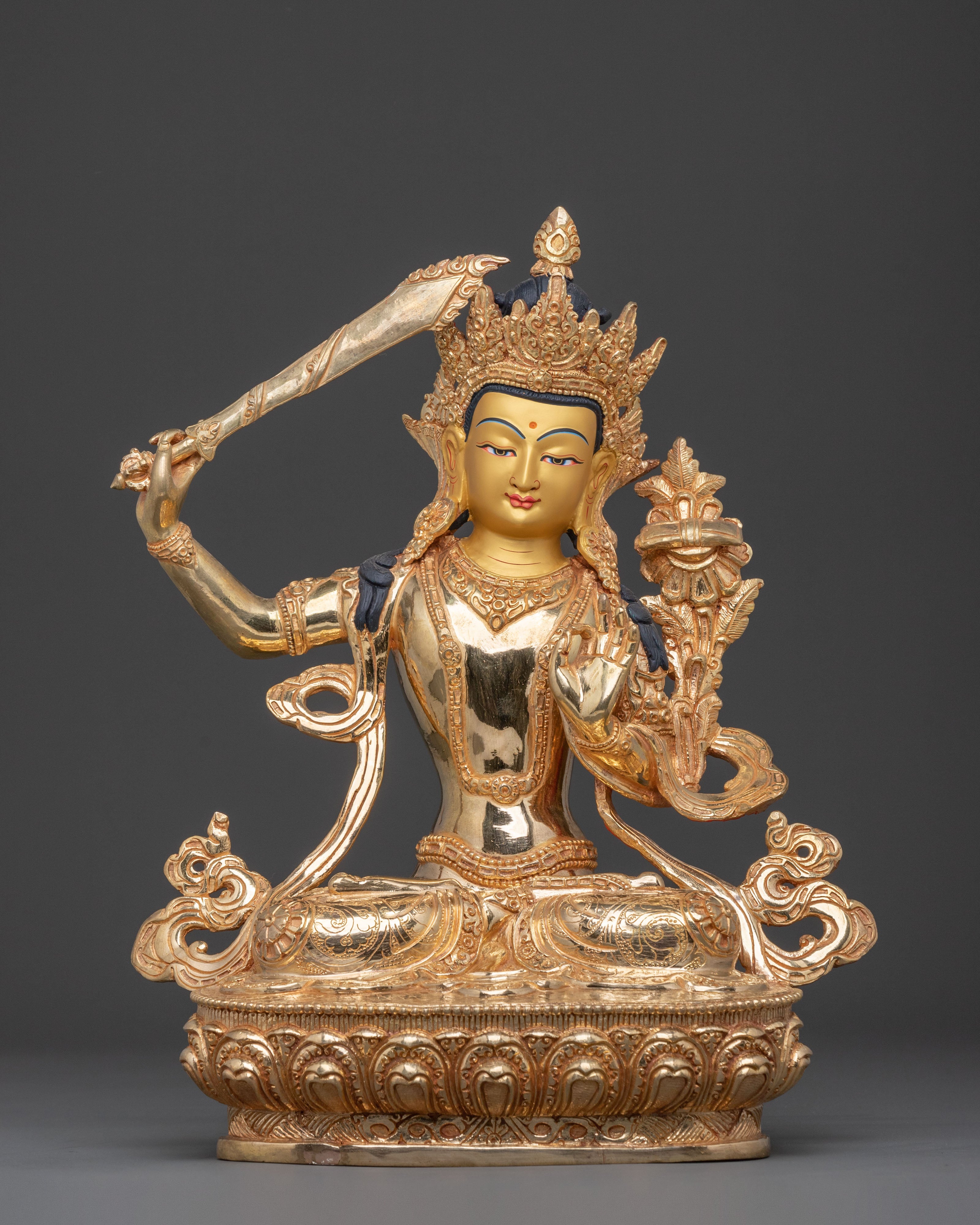 Manjushri Flaming Wisdom Statue