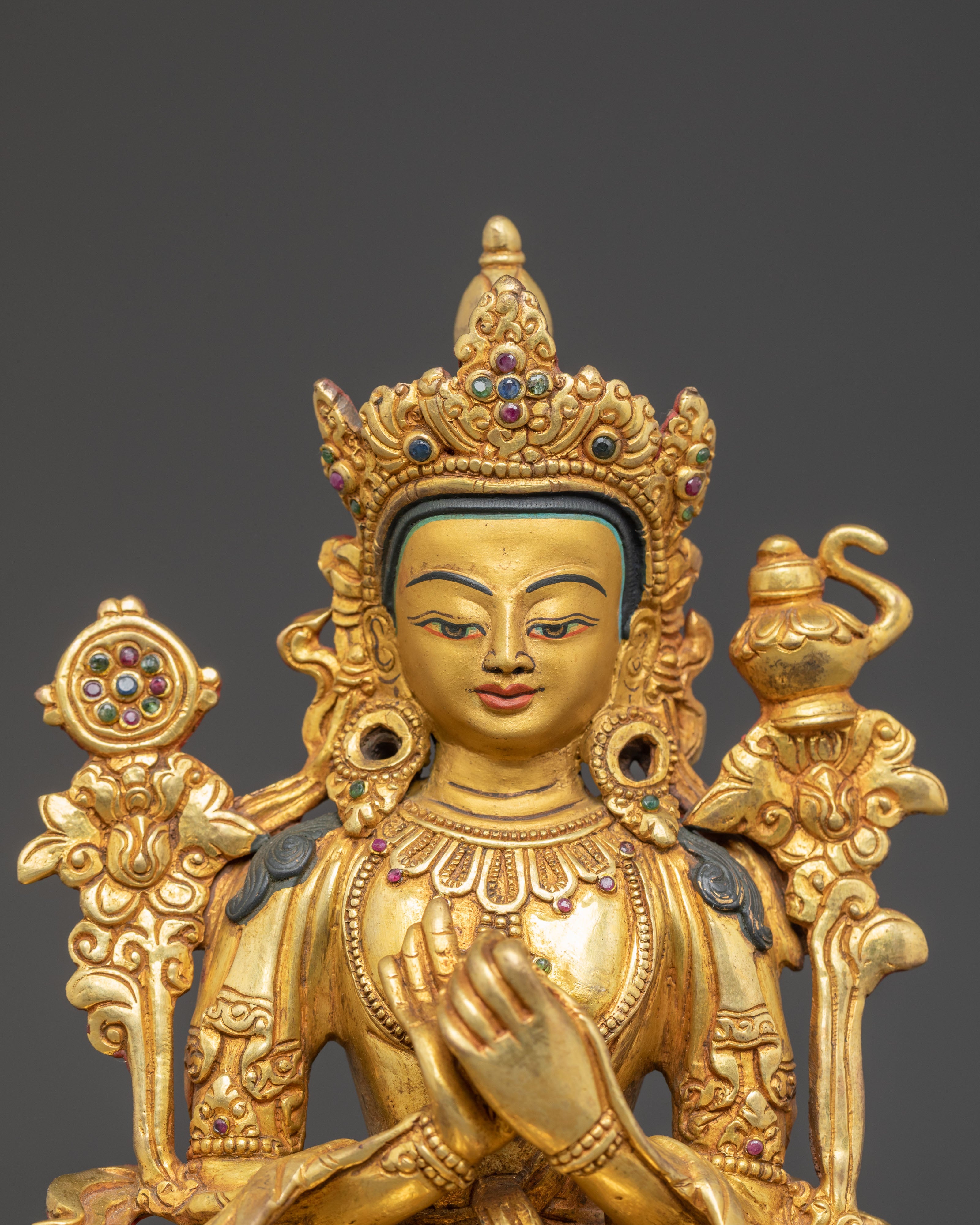 Sacred Statue of Future Buddha Maitreya | Symbol of Loving Kindness