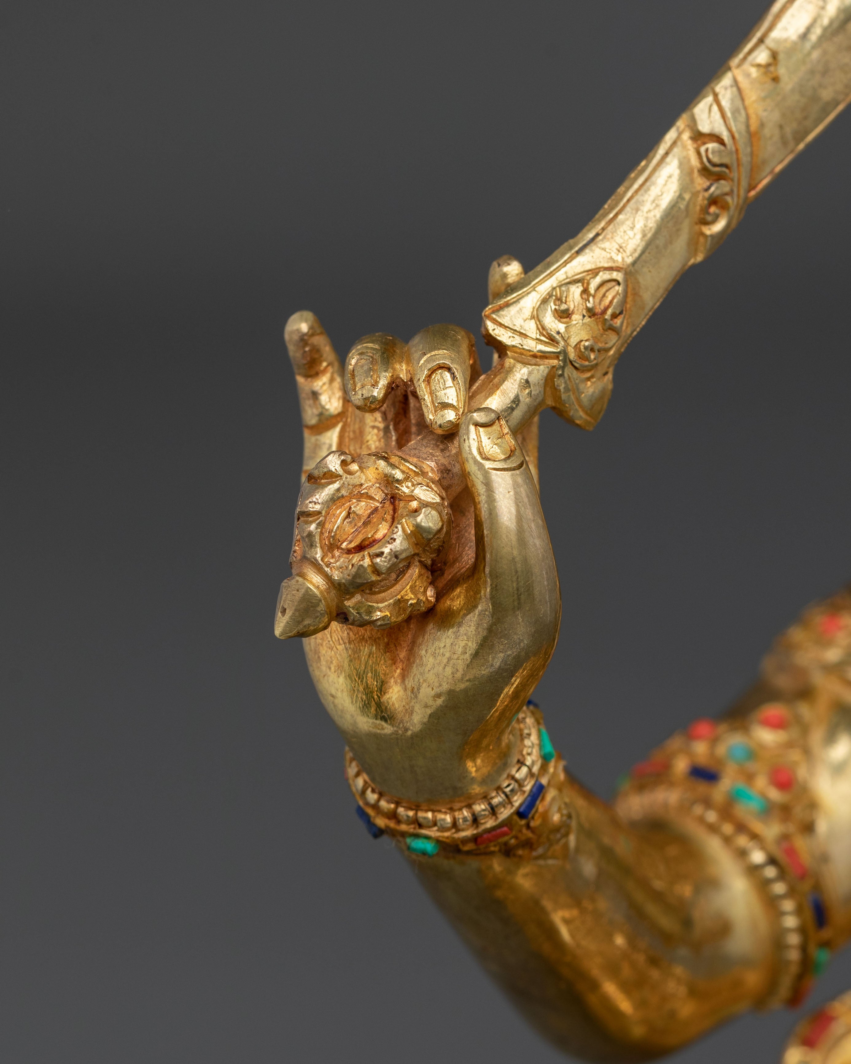 Manjushri Statue: Lotus of Wisdom