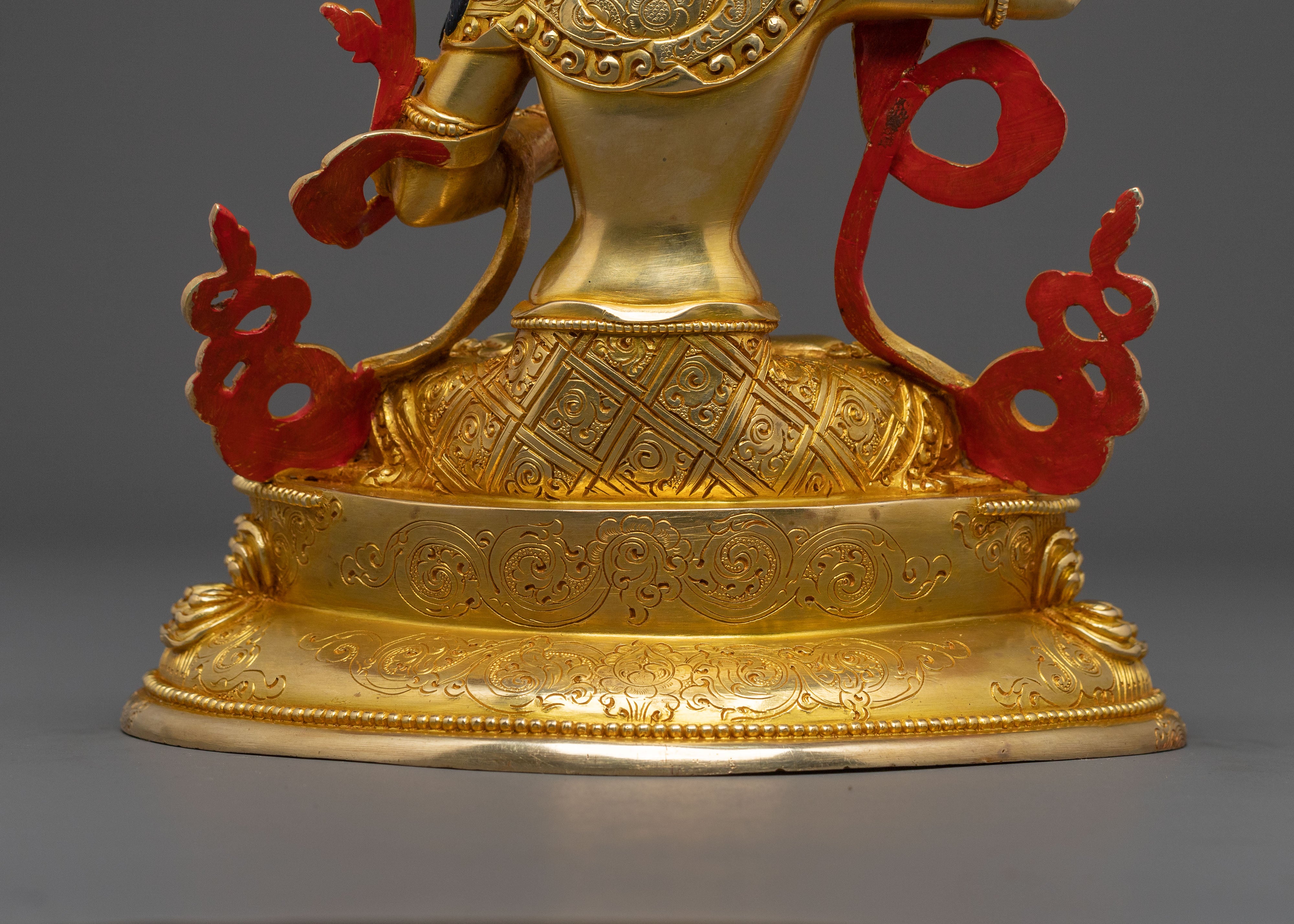Manjushri Bodhisattva Wisdom Statue | Buddhist Sacred Altar Decor