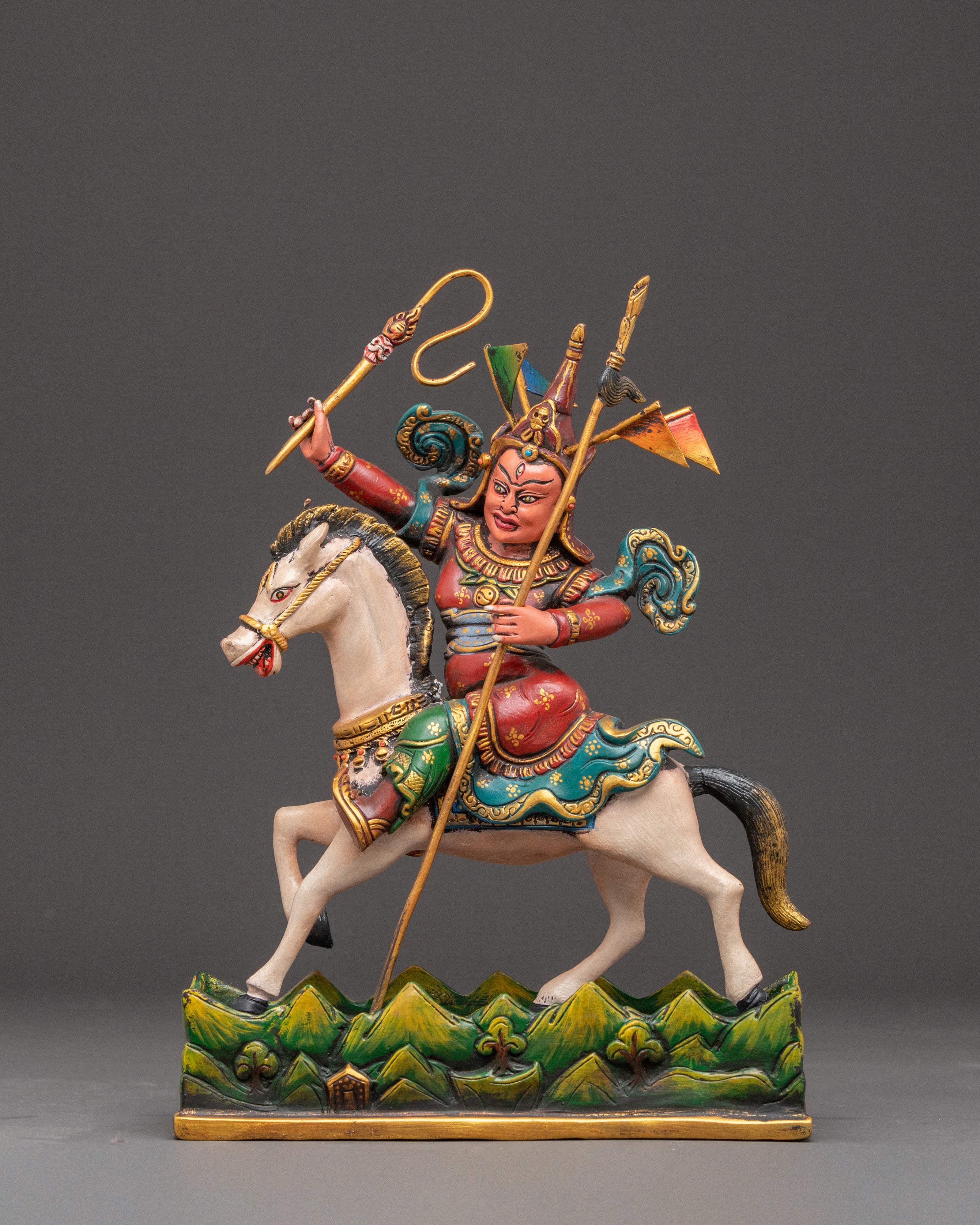 Himalayan Statue of King Gesar | Protector of the Land