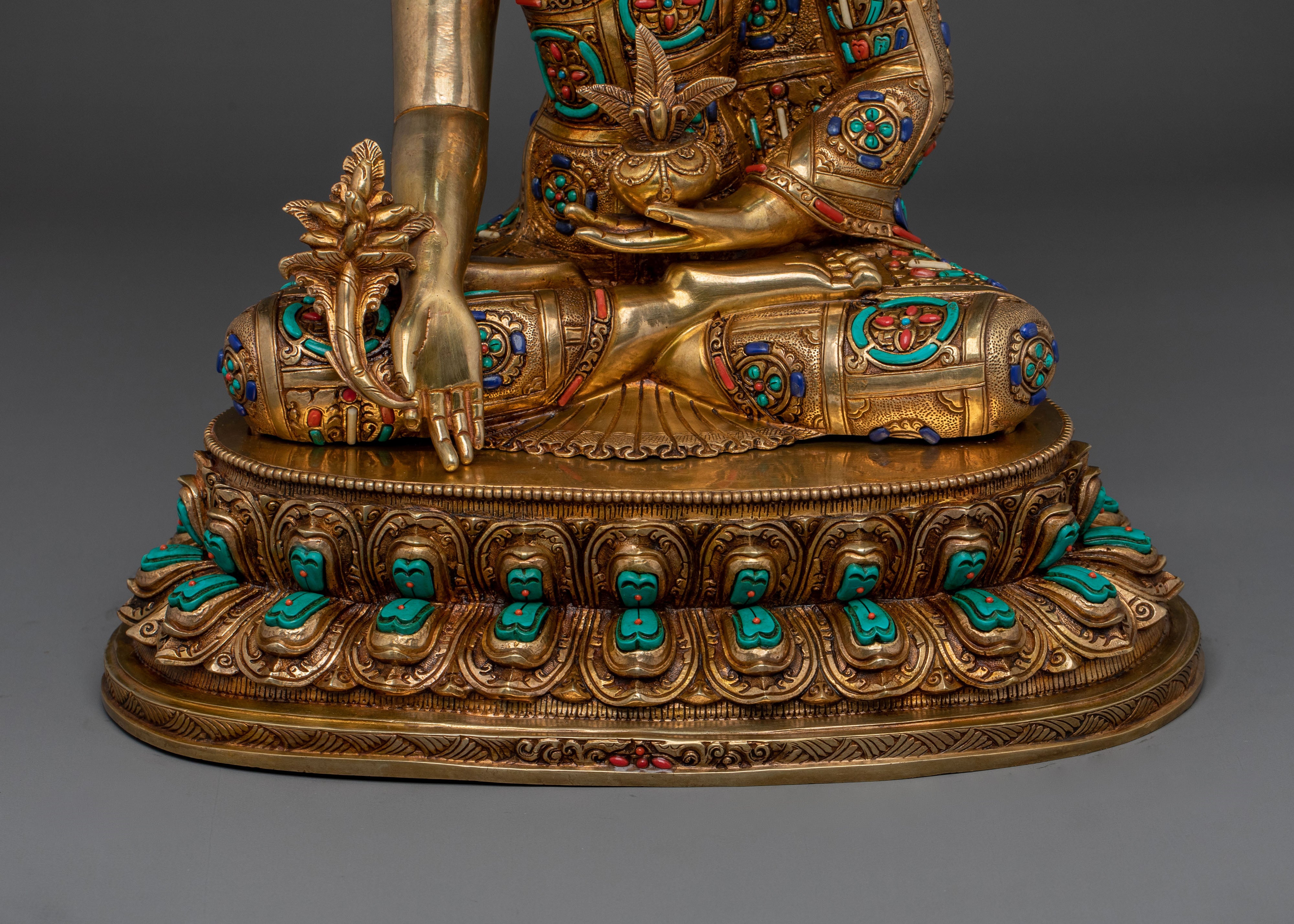 Medicine Buddha Sculpture | Radiant Spiritual Healer