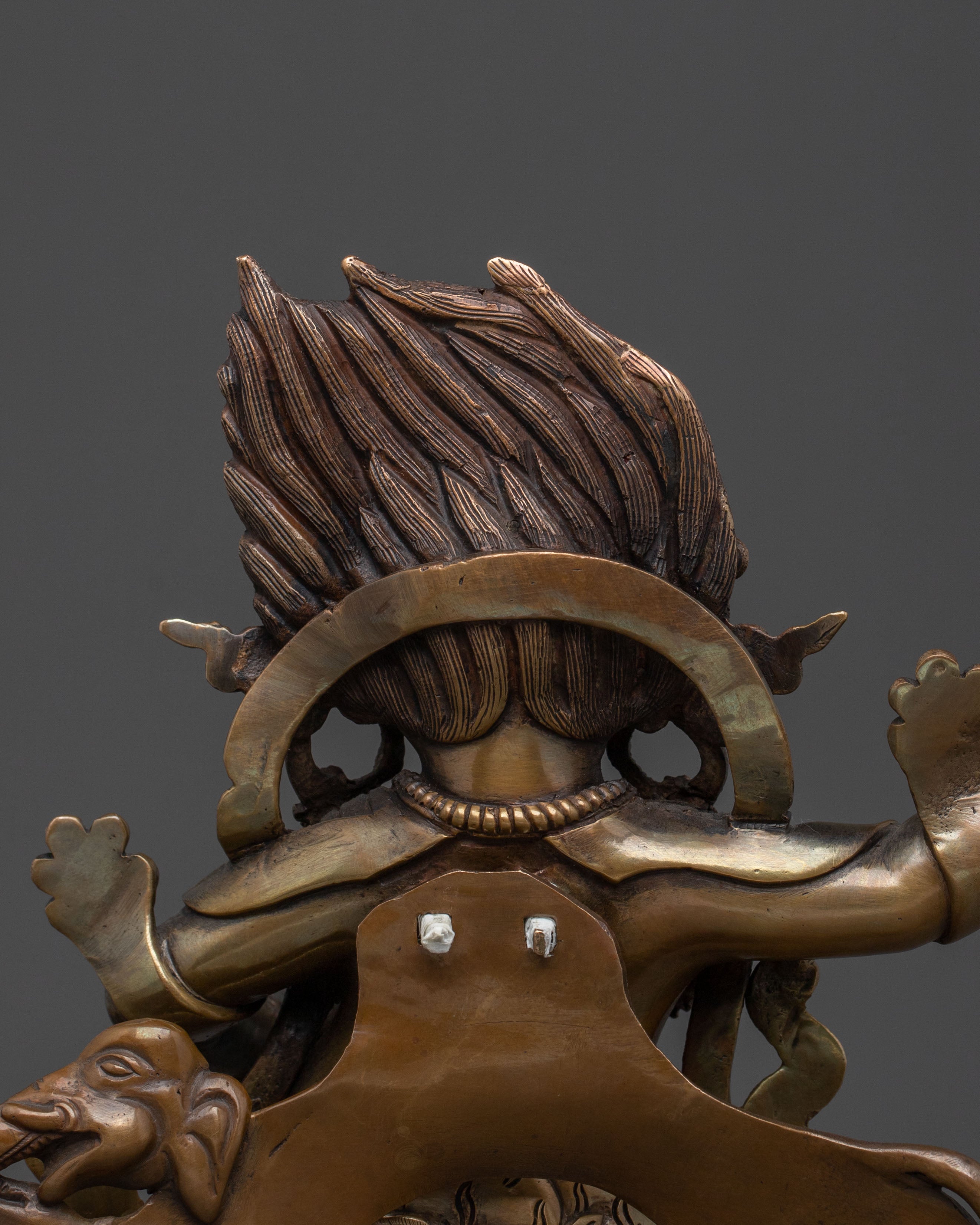 Vajrapani Antique Bronze Statue | Buddhist Protector Sculpture