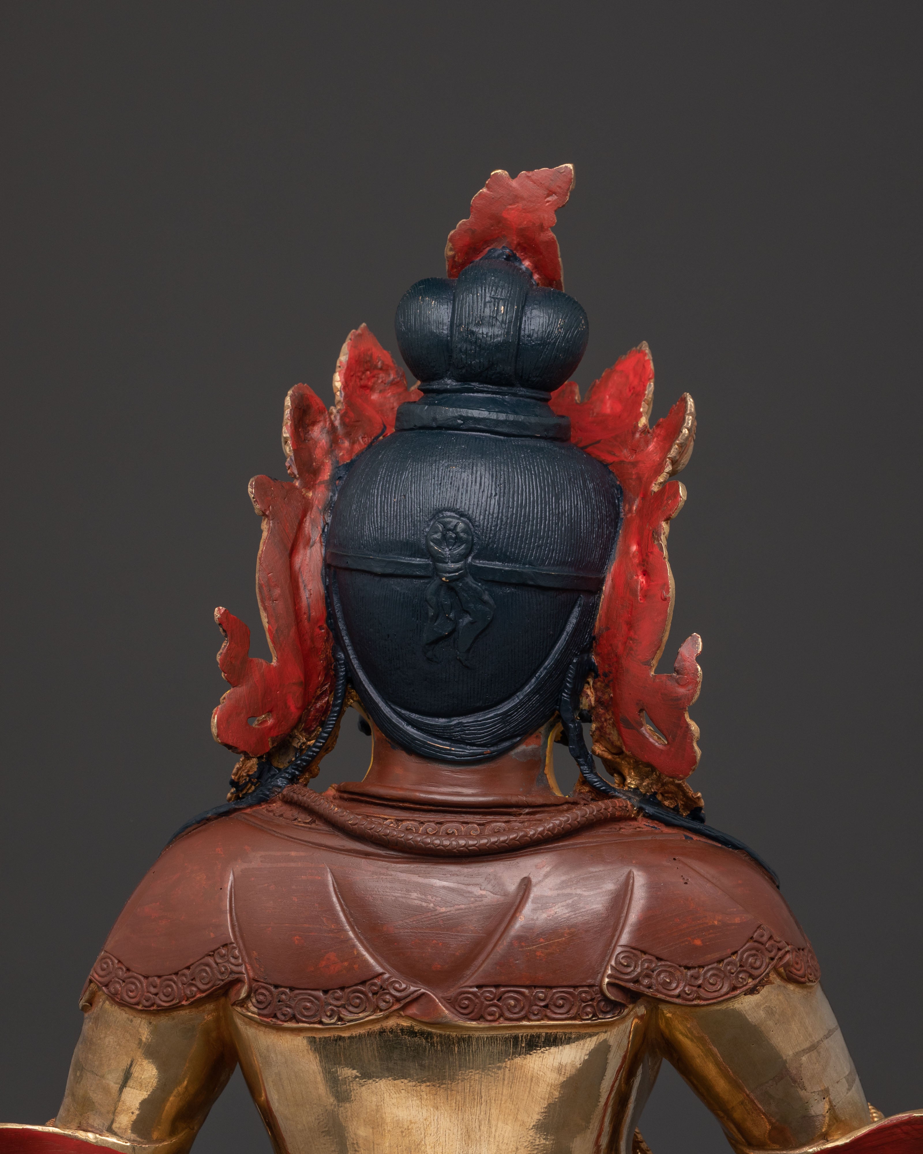 Golden Dzambhala Prosperity Statue | Handcrafted in Nepal