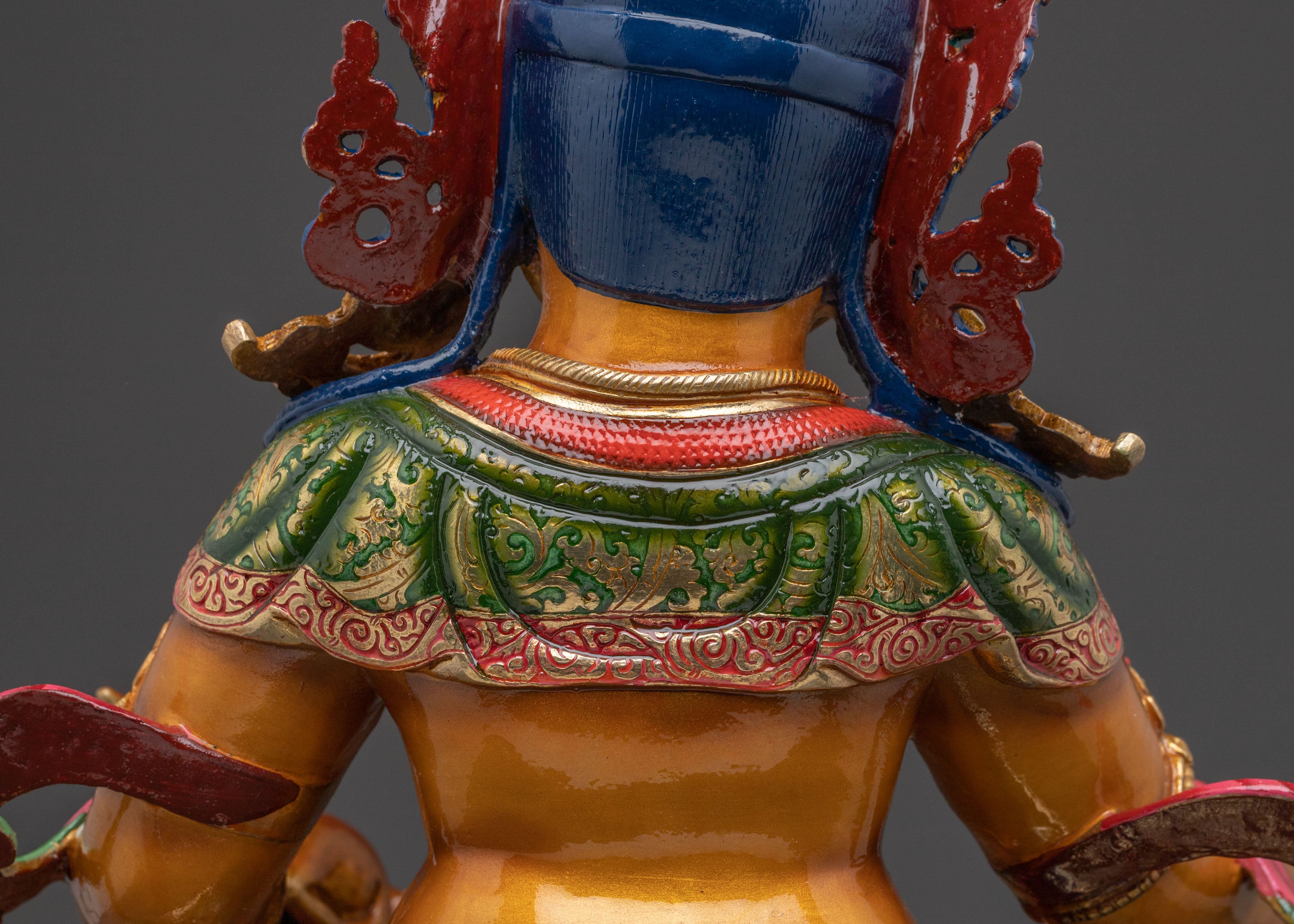 Dzambhala Golden Statue | Buddhist Deity of Wealth