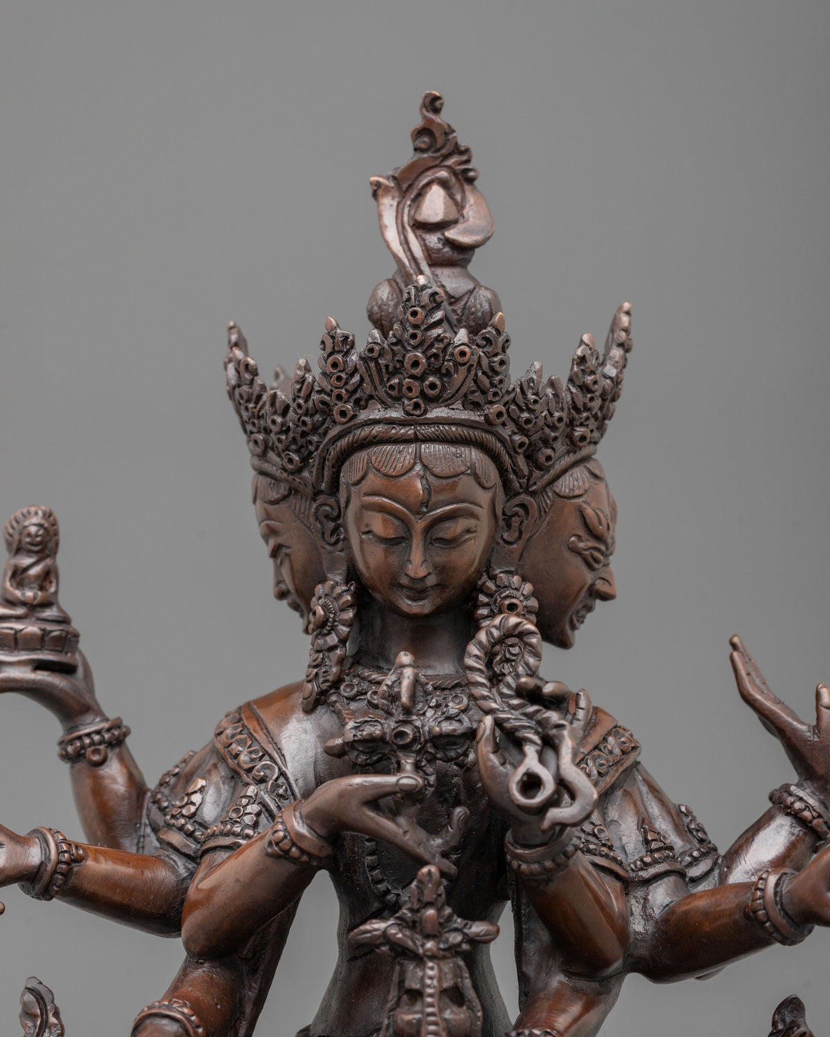 Handcrafted Namgyalma Oxidized Statue | Home Decor