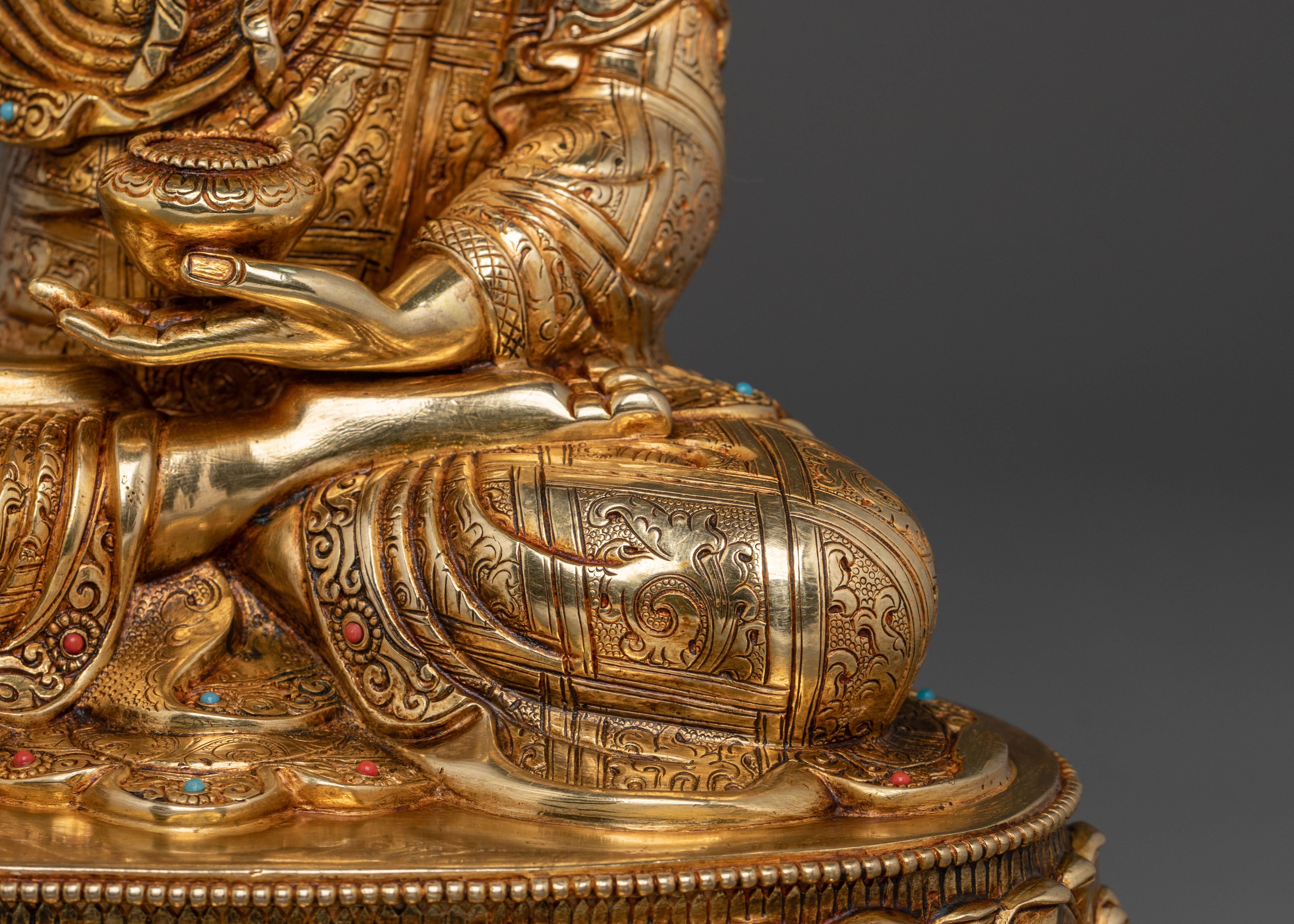 Shakyamuni Buddha Seated Figurine | Sacred Statue