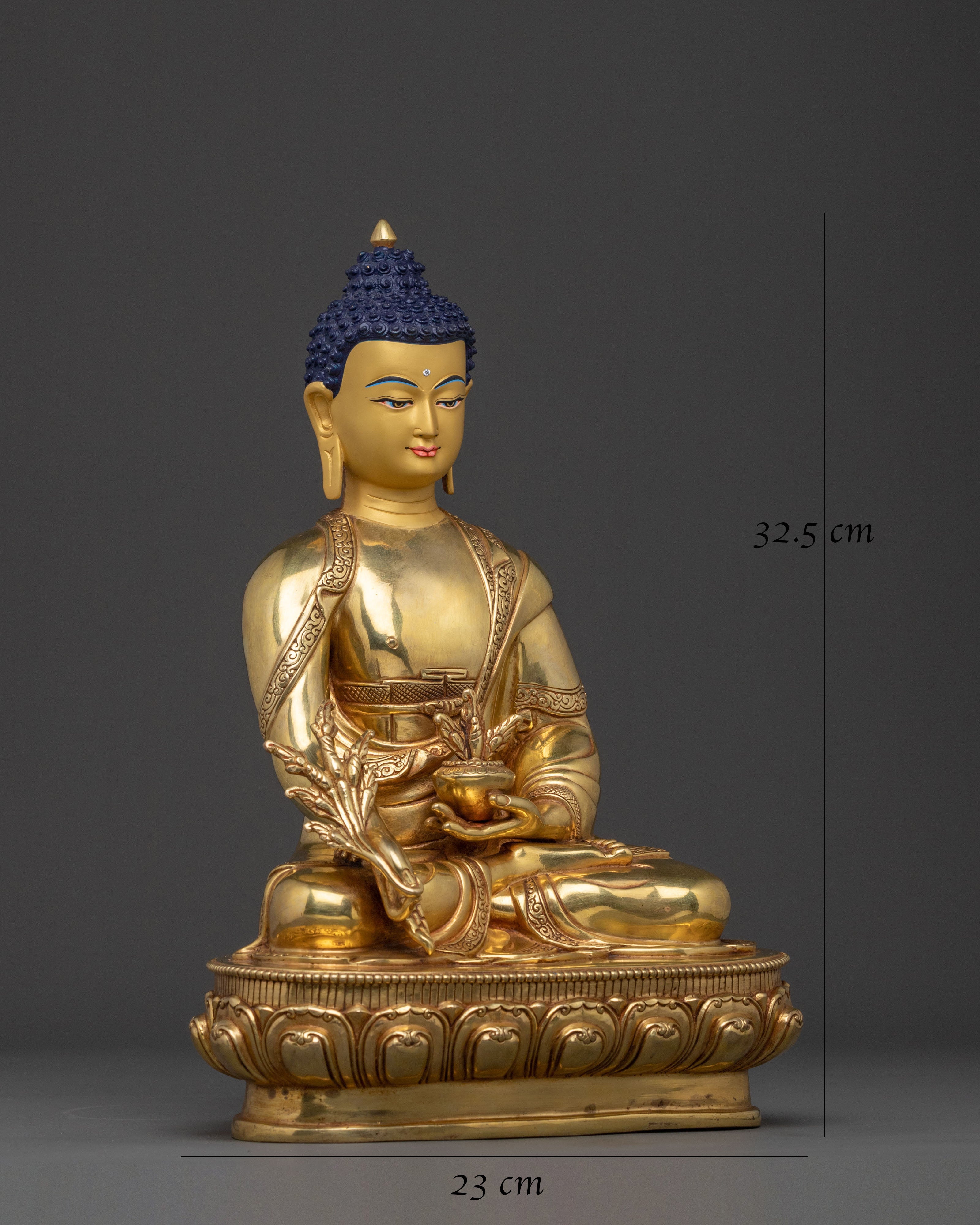 Medicine Buddha Healing Statue | Sacred Buddhist Decor