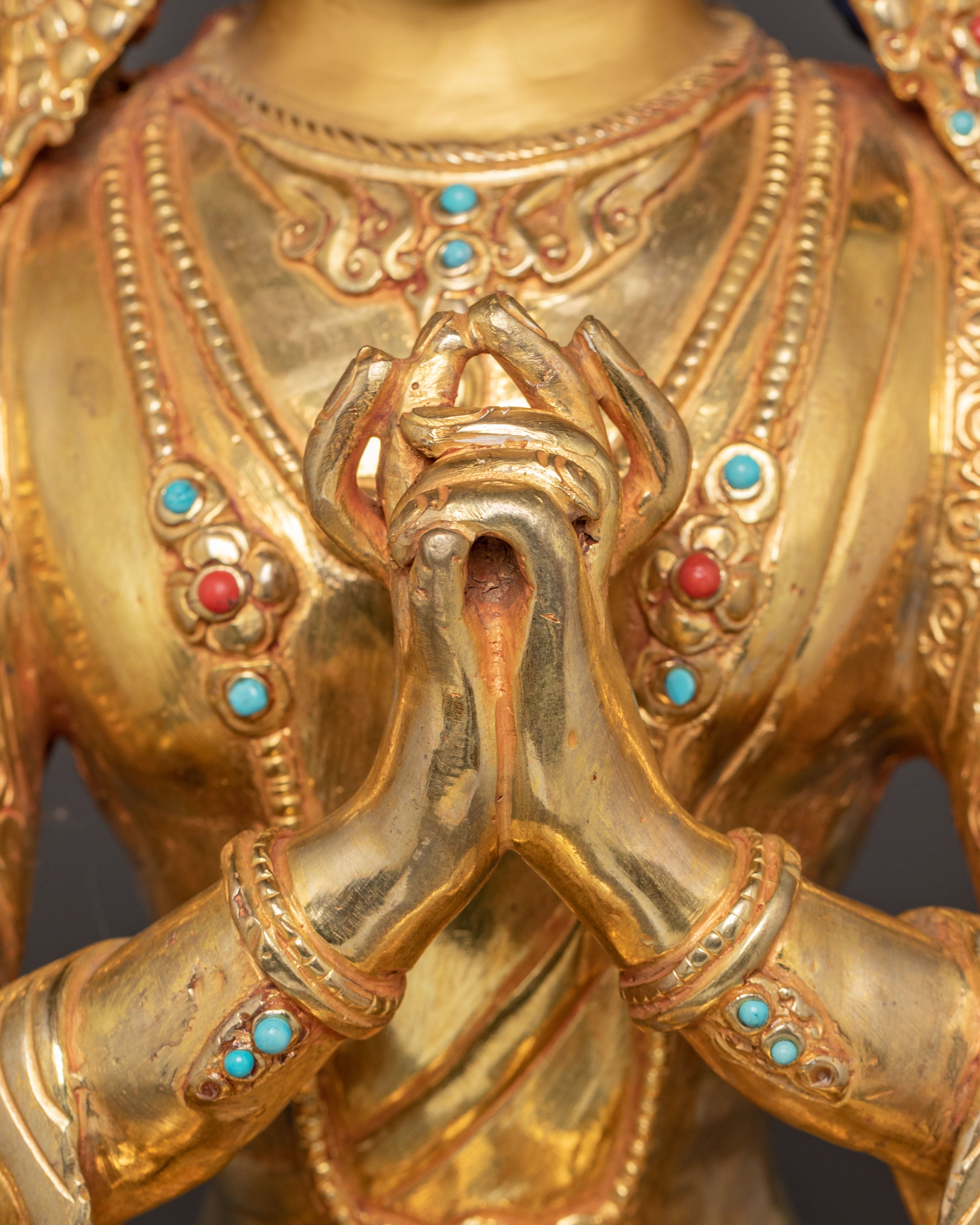 Magnificent Chundi Golden Statue | Embodiment of Purification and Power