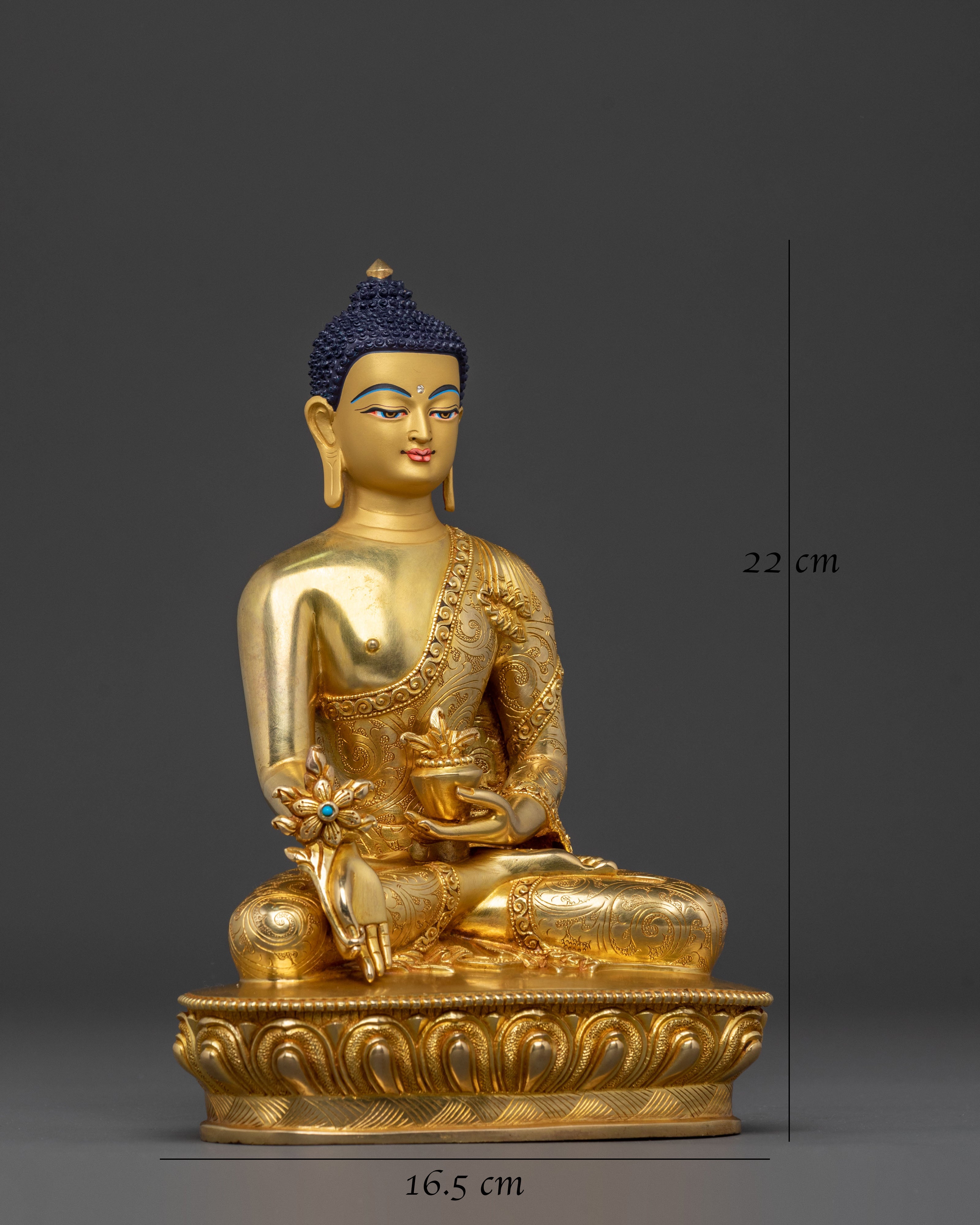 Handmade Medicine Buddha Statue | Spiritual Healing