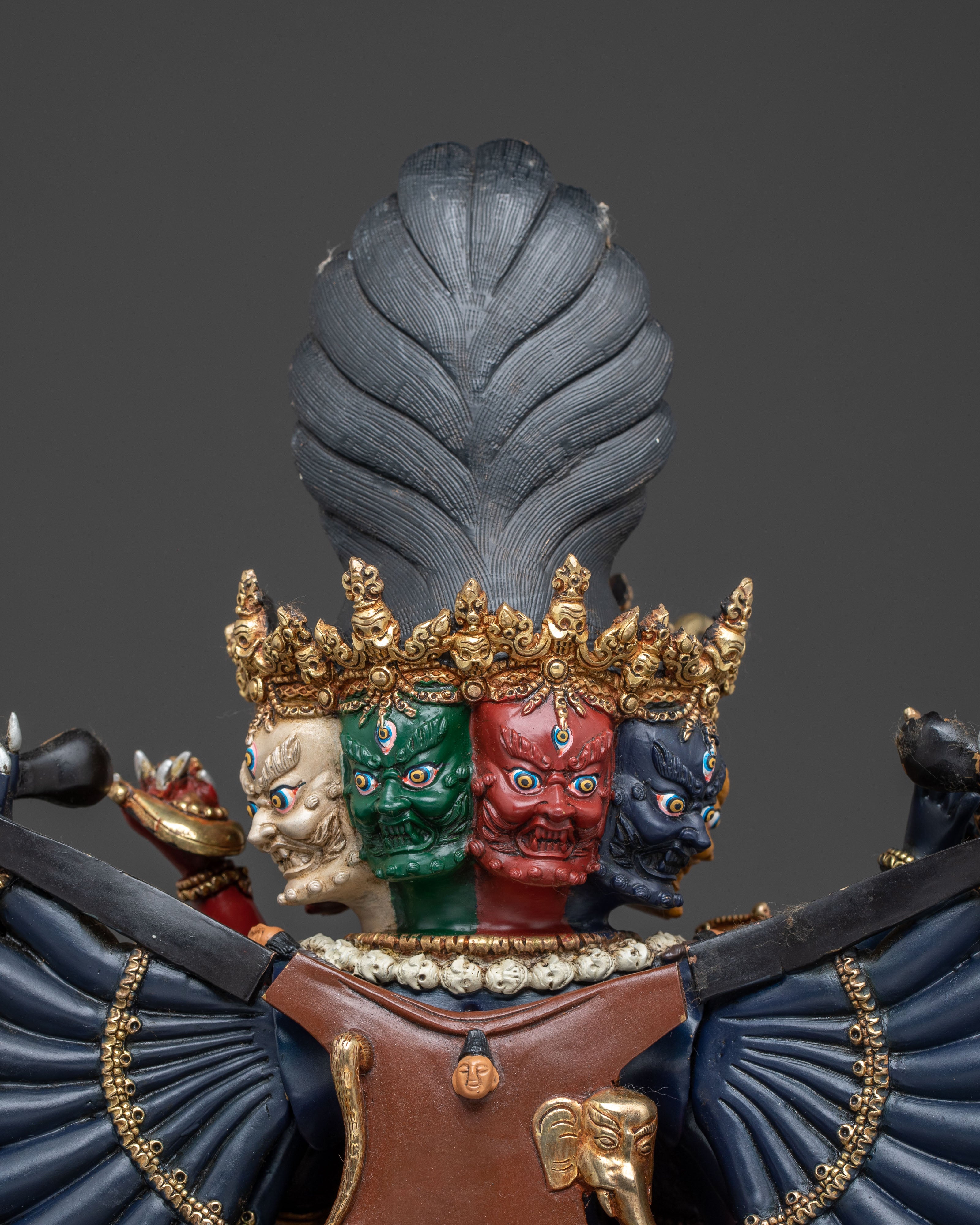 Tibetan Protector Deity Yamantaka Statue | Powerful Tantric Form