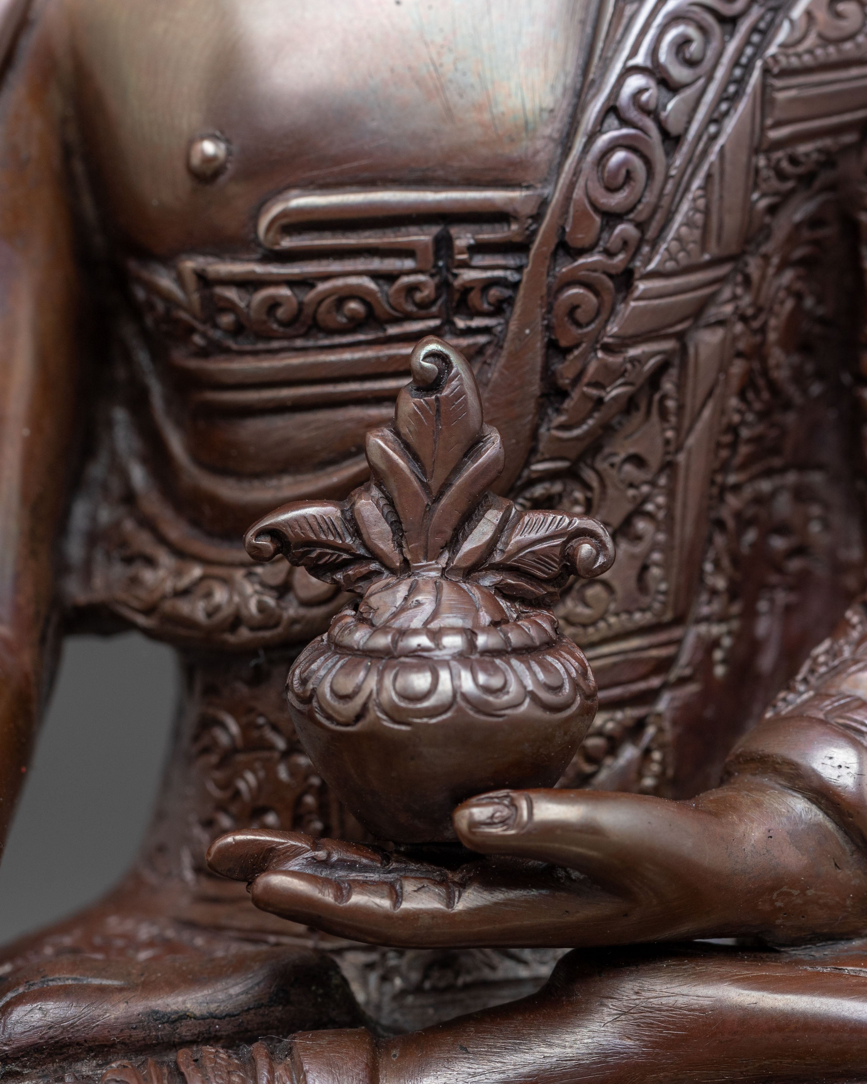 Handcrafted Medicine Buddha Statue of Healing