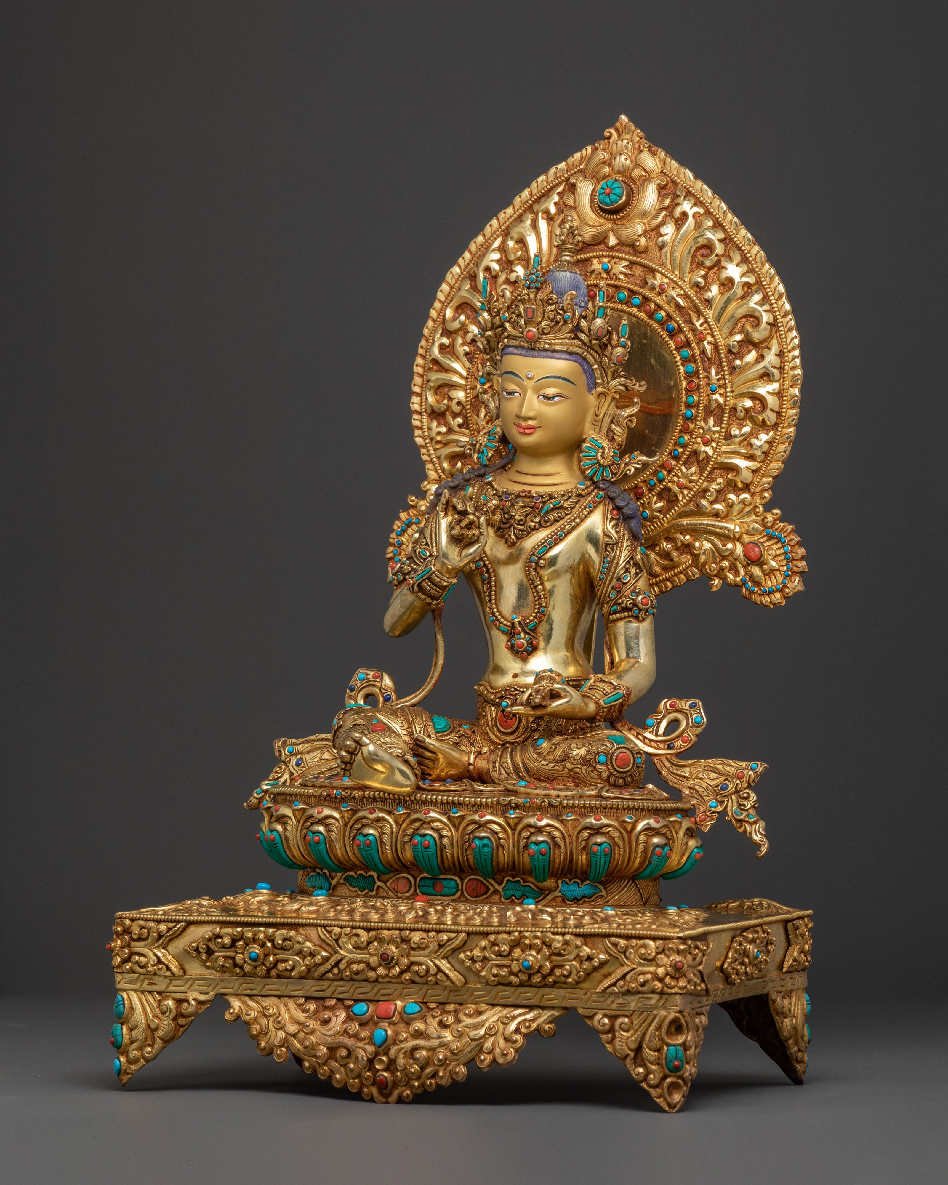 Sacred Vajrasattva Golden Statue: Ultimate purification