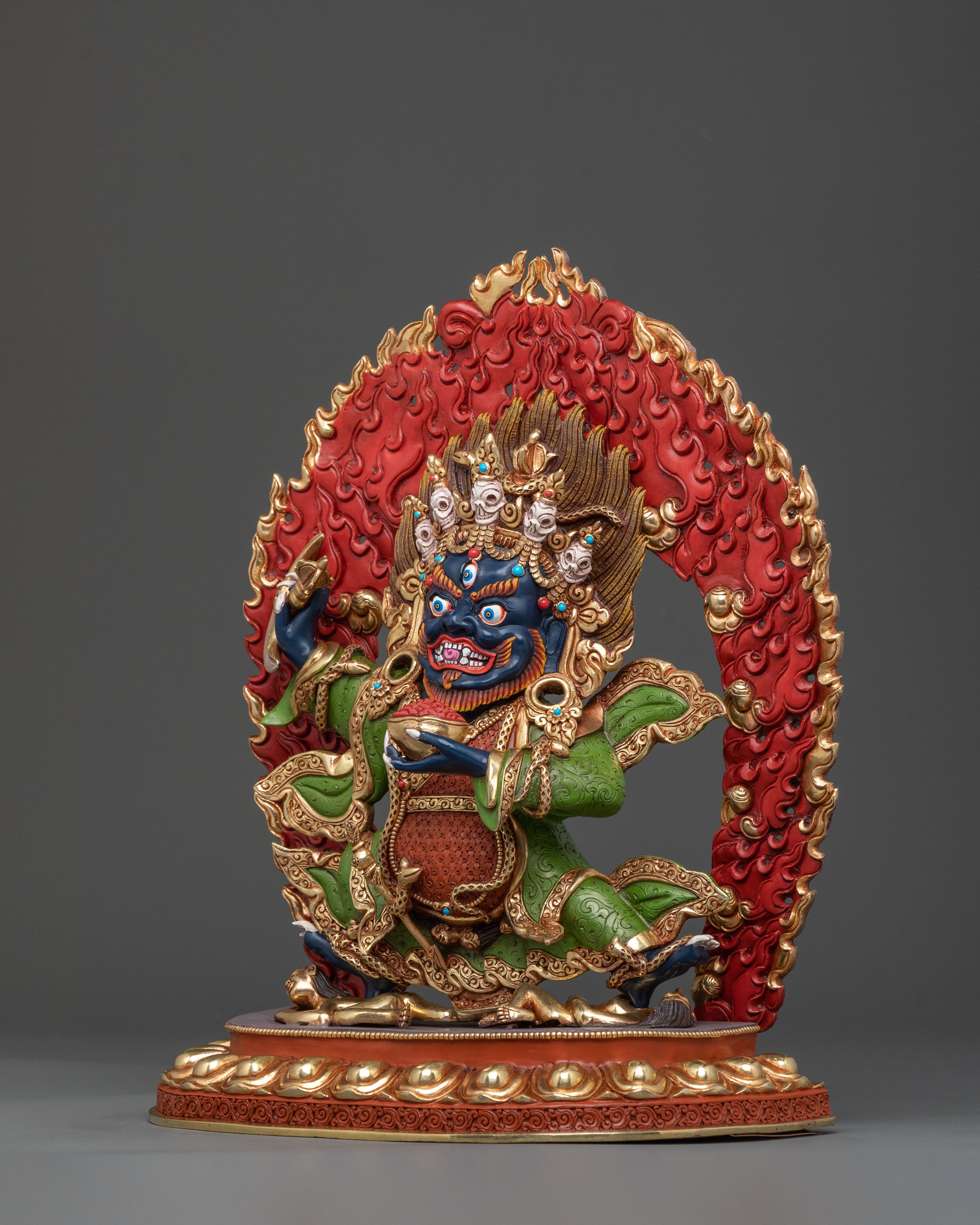 Mahakala Bernakchen Statue: Guardian Deity