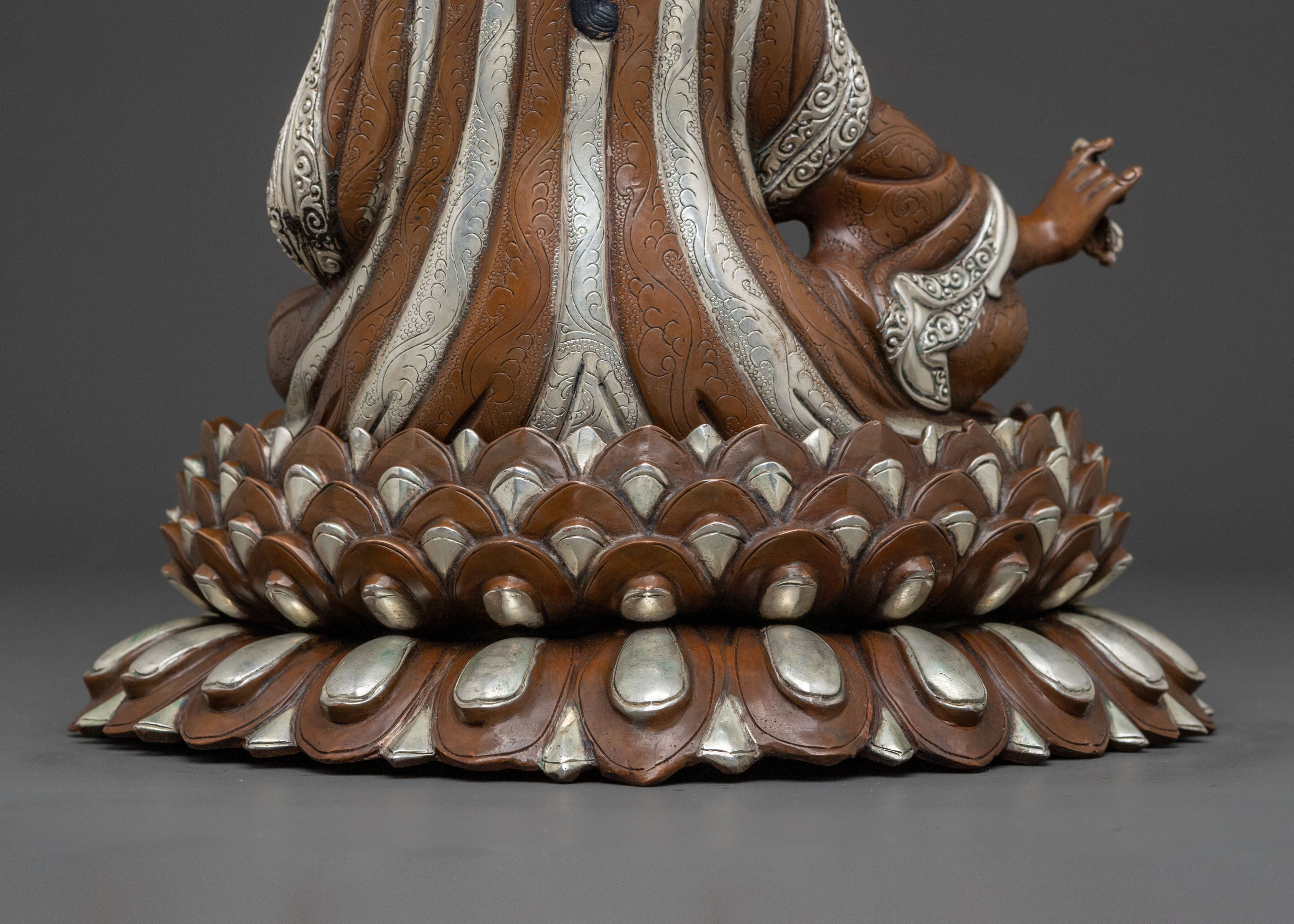 Handcrafted Guru Rinpoche Statue | Altar Decor