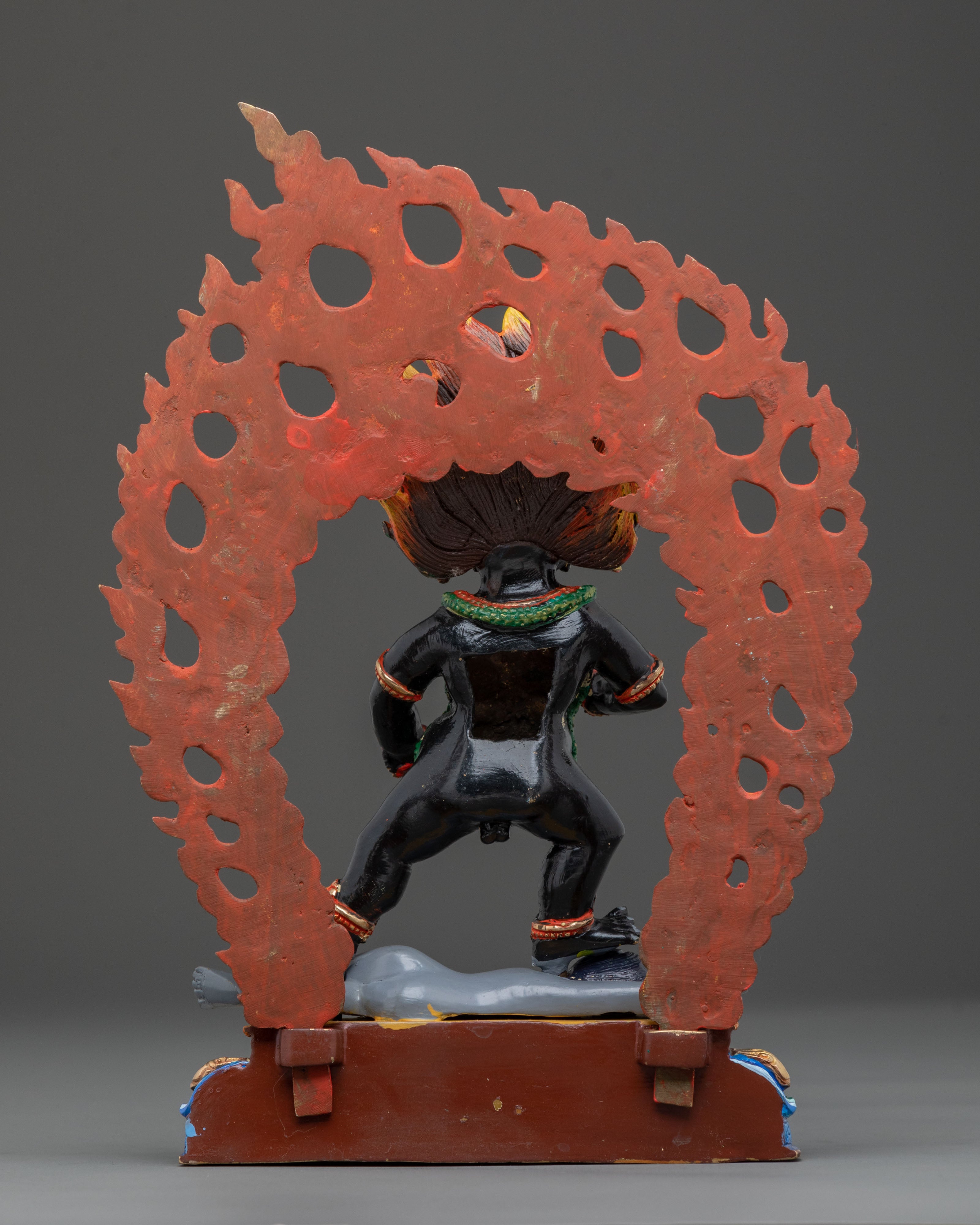 Black Dzambhala Divine Figurine | Wealth Deity of Prosperity