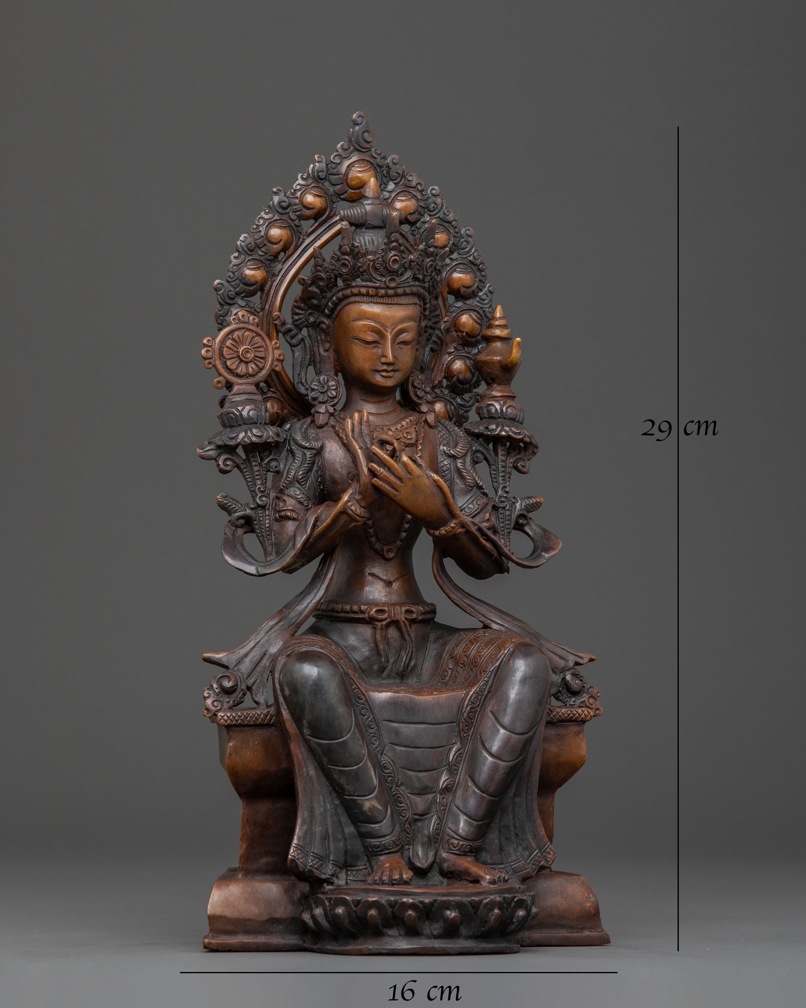 Maitreya Buddha Traditional Statue | Sacred Decor