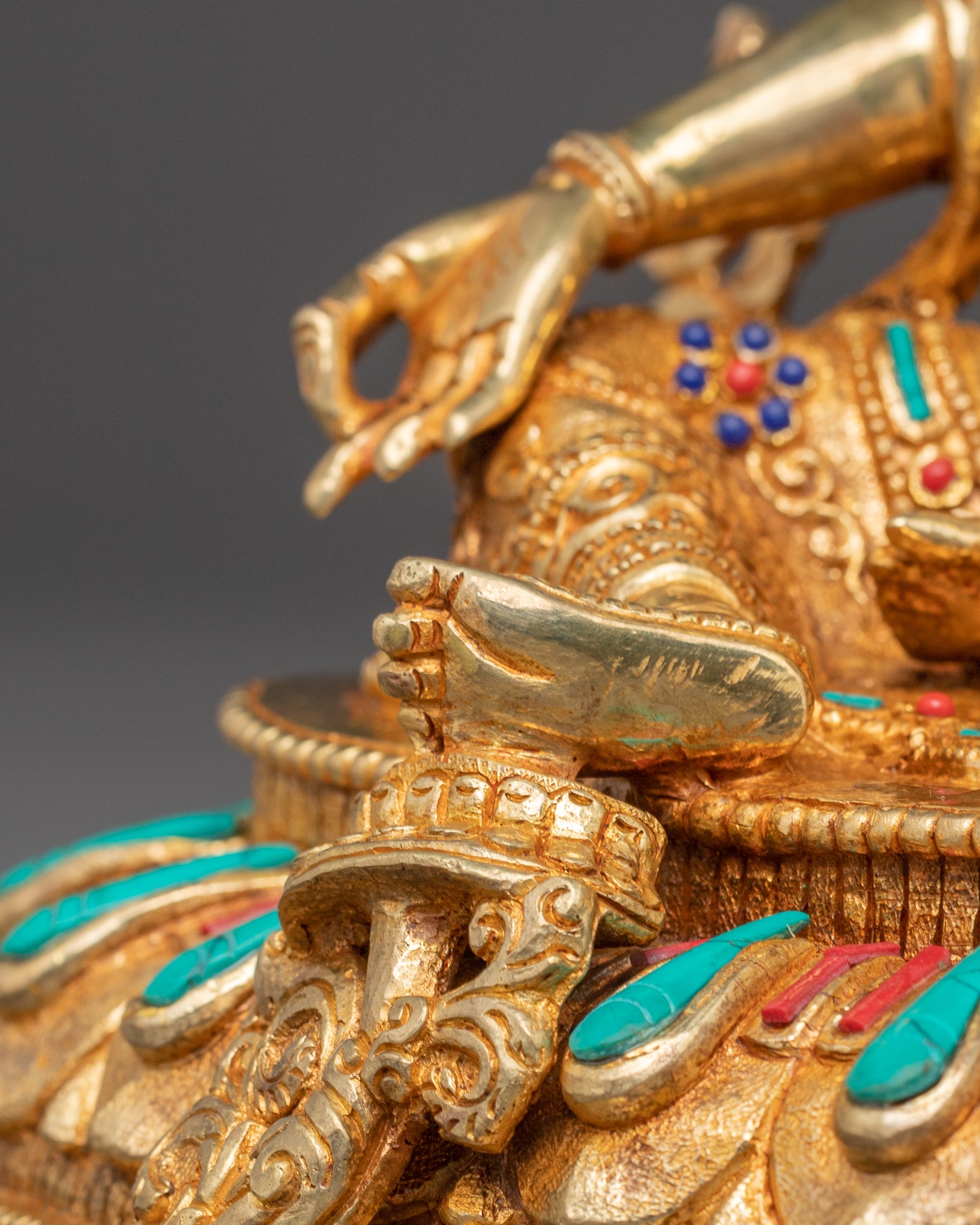 Handcrafted Copper Statue of Mother Green Tara | Female Buddha