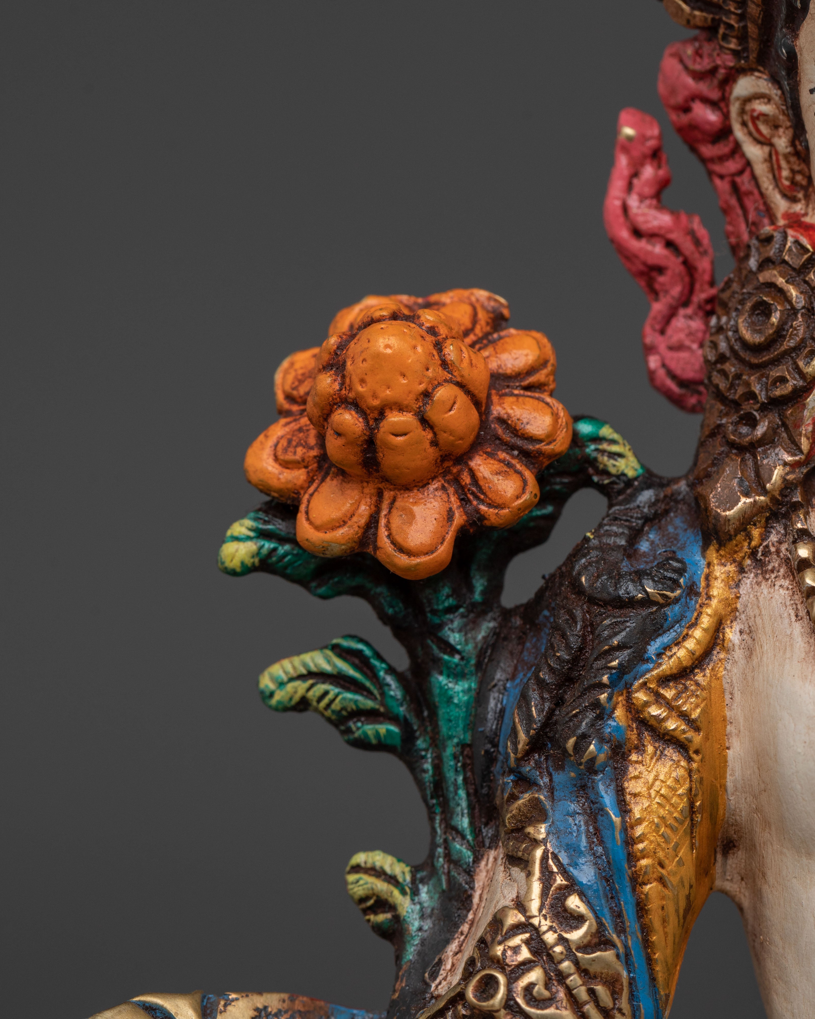 Goddess White Tara Meditation Statue | Bodhisattva of Long Life and Compassion