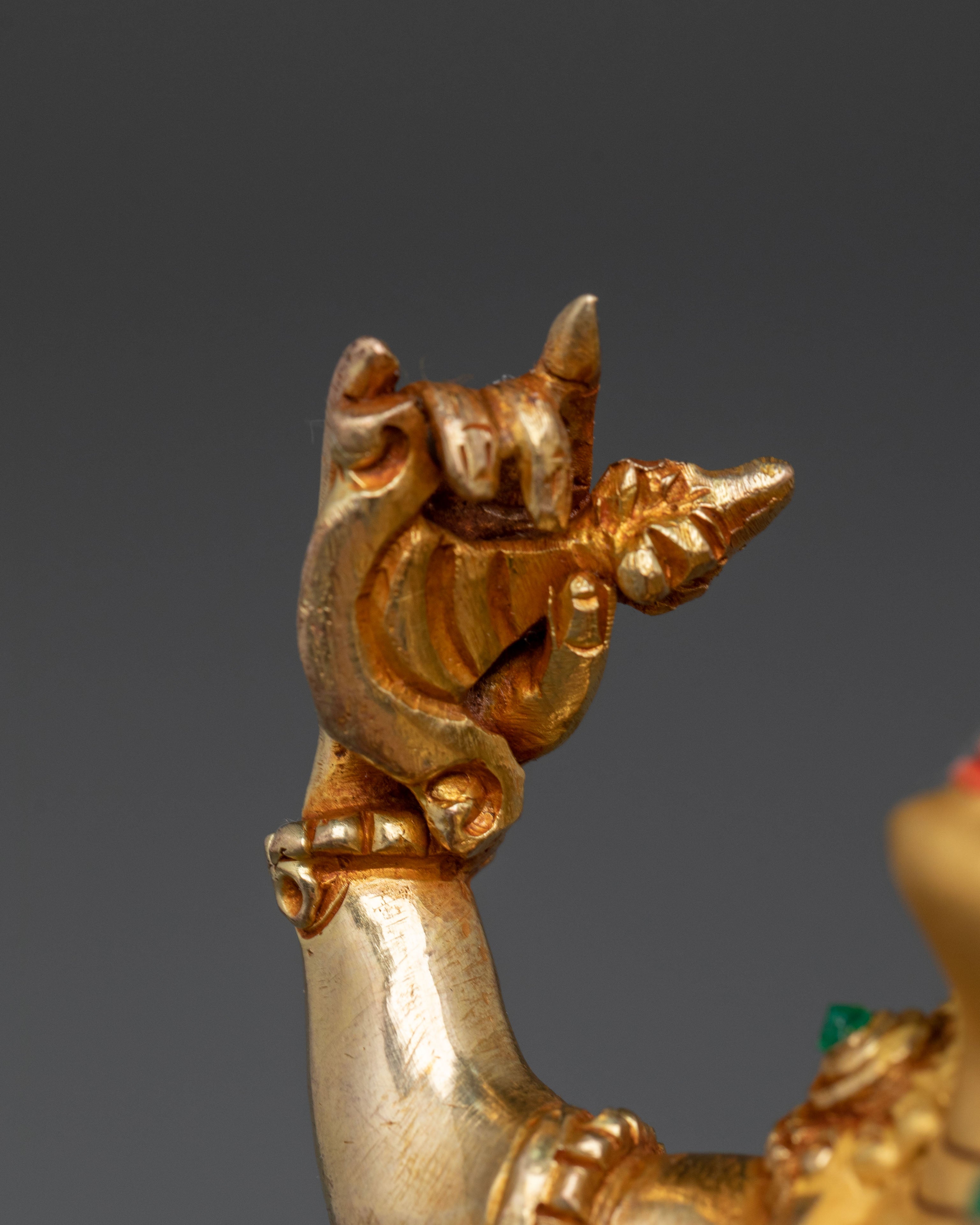 Vajrasattva Sculpture with Vajragarvi | Sacred Union of Purification