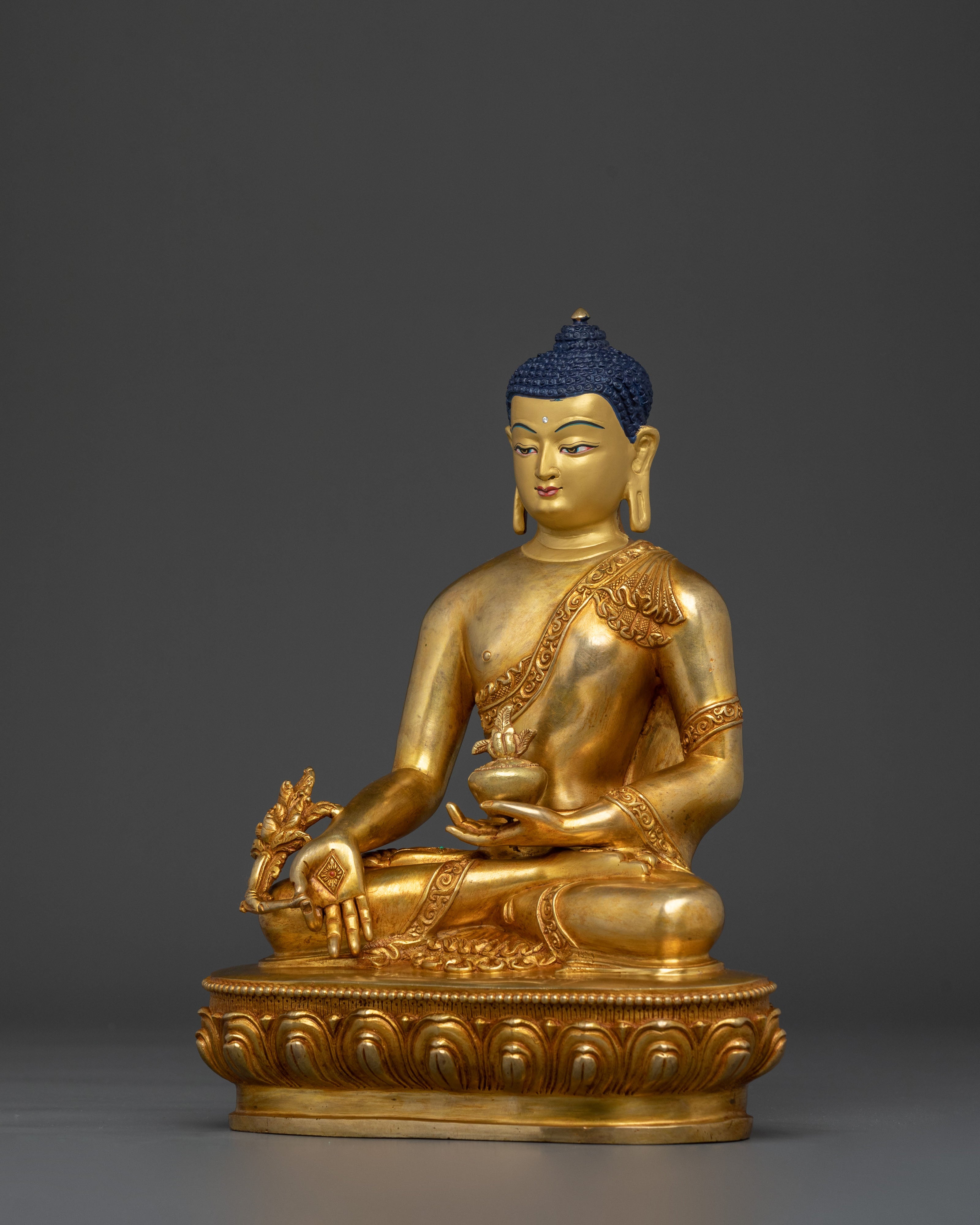 Bhaiṣajyaguru Handmade Statue | Buddha of Healing