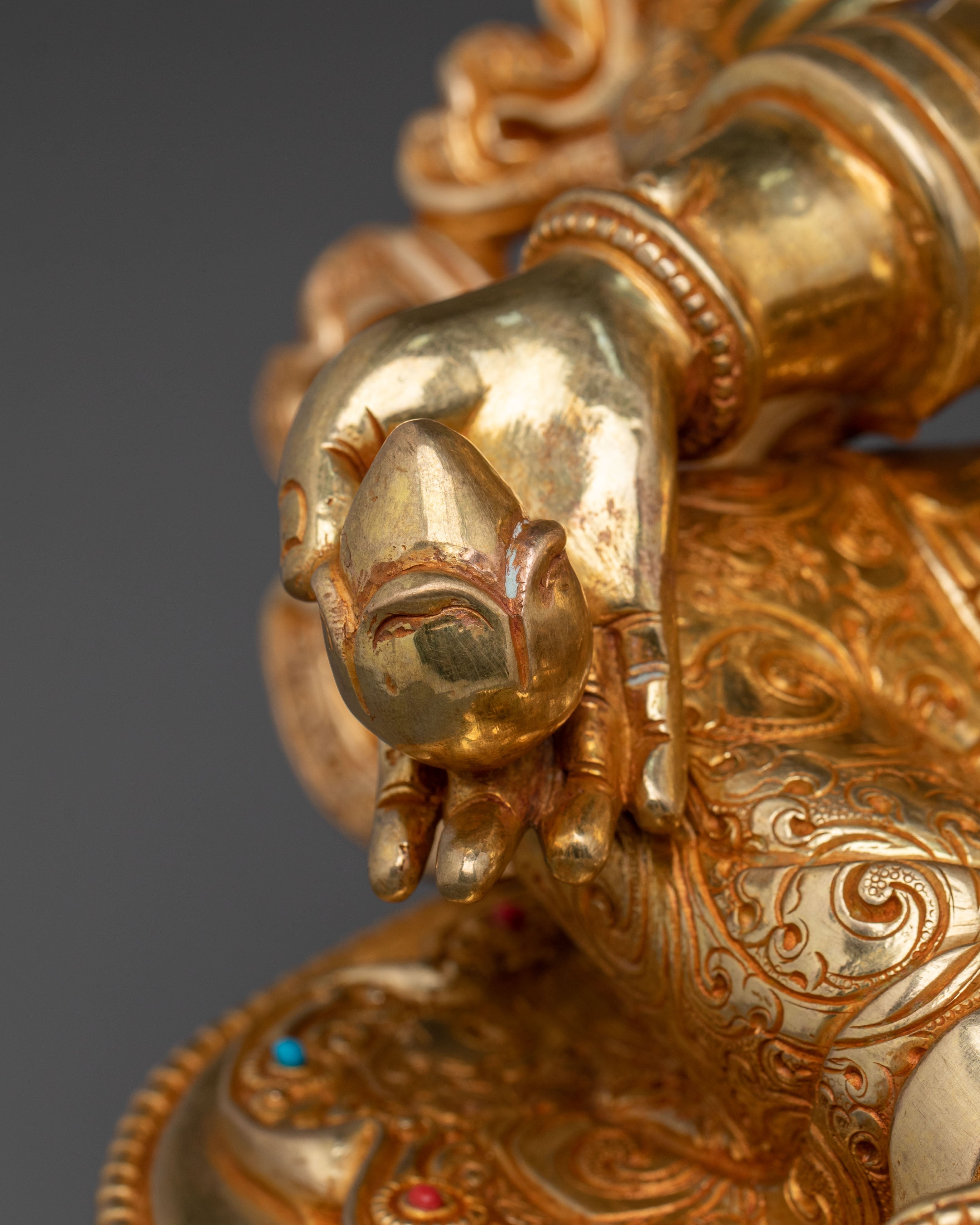Tibetan Wealth Deity Dzambhala Spiritual Statue | Home Decor