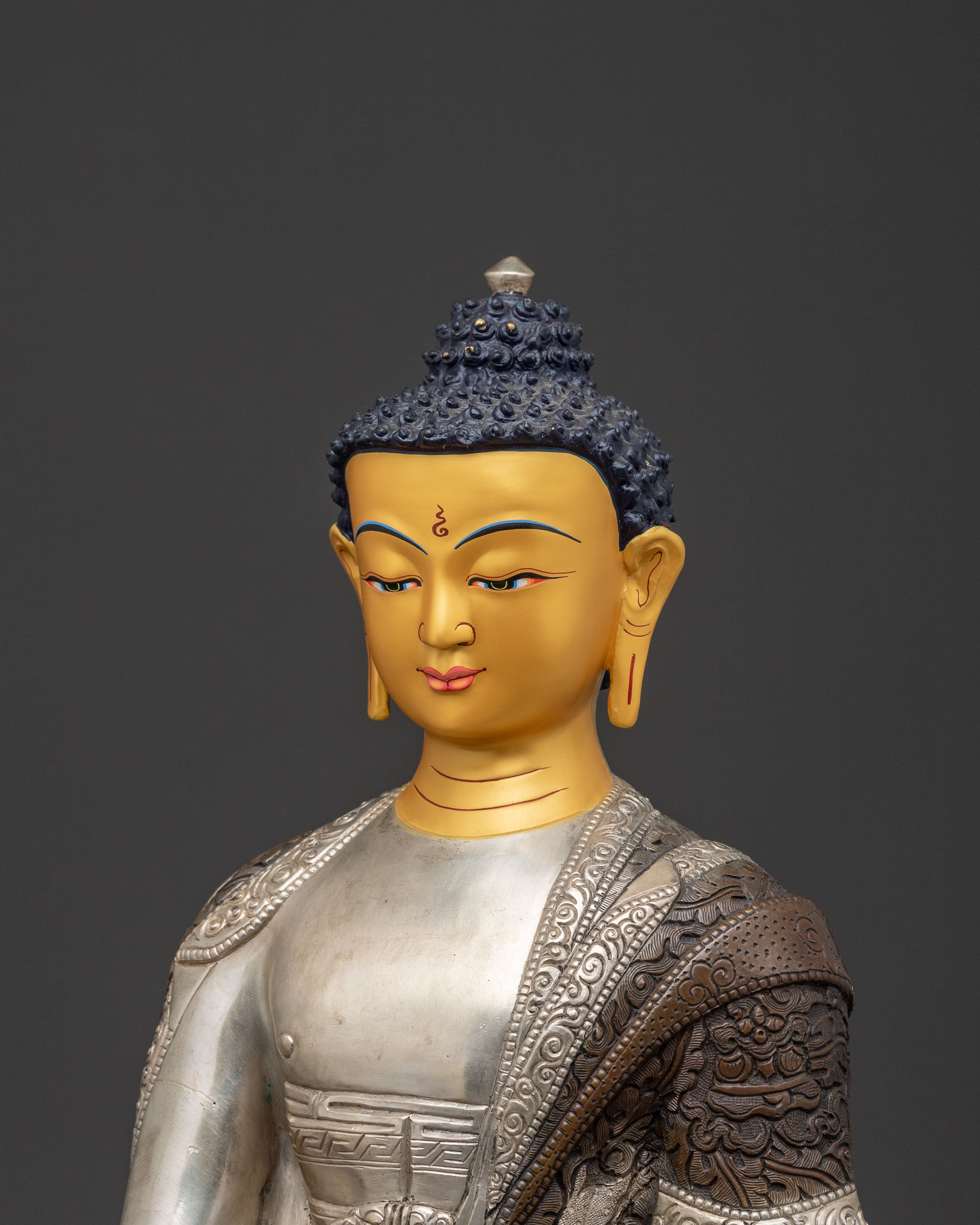 Medicine Buddha: Handcrafted Healing Sculpture
